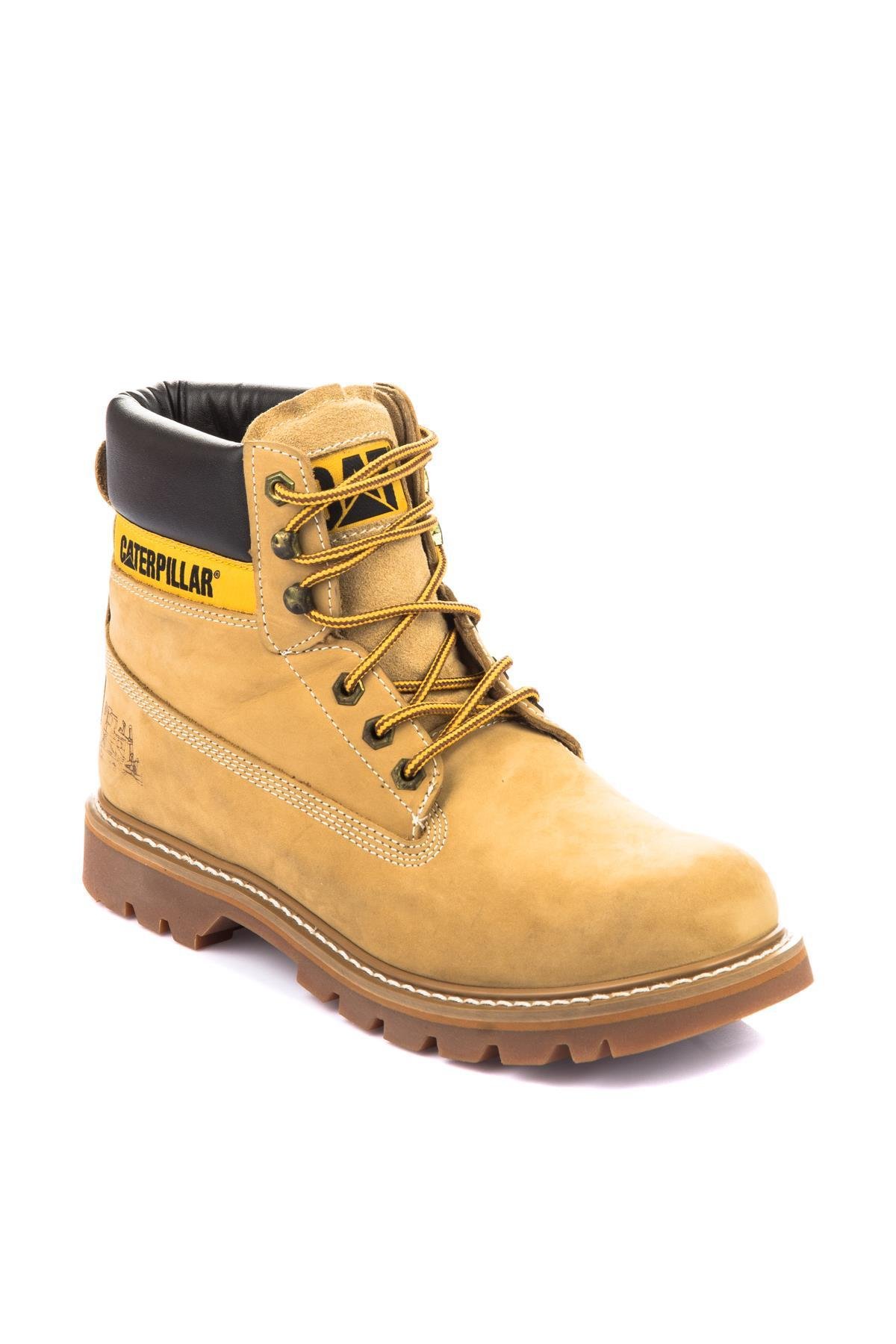 Honey Nubuk Hakiki Deri Erkek Bot & Bootie CAT1111000101