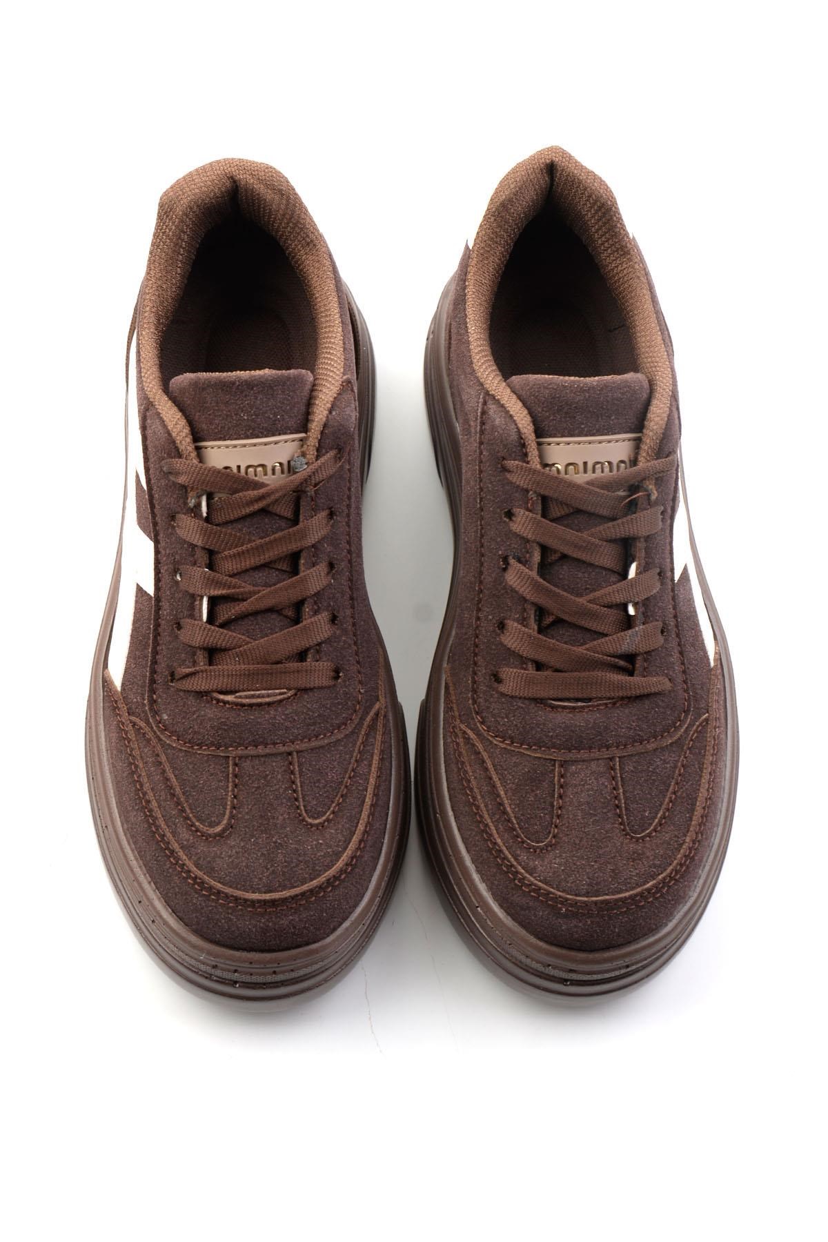Kahve Bej  Kadın Sneaker K01705018372