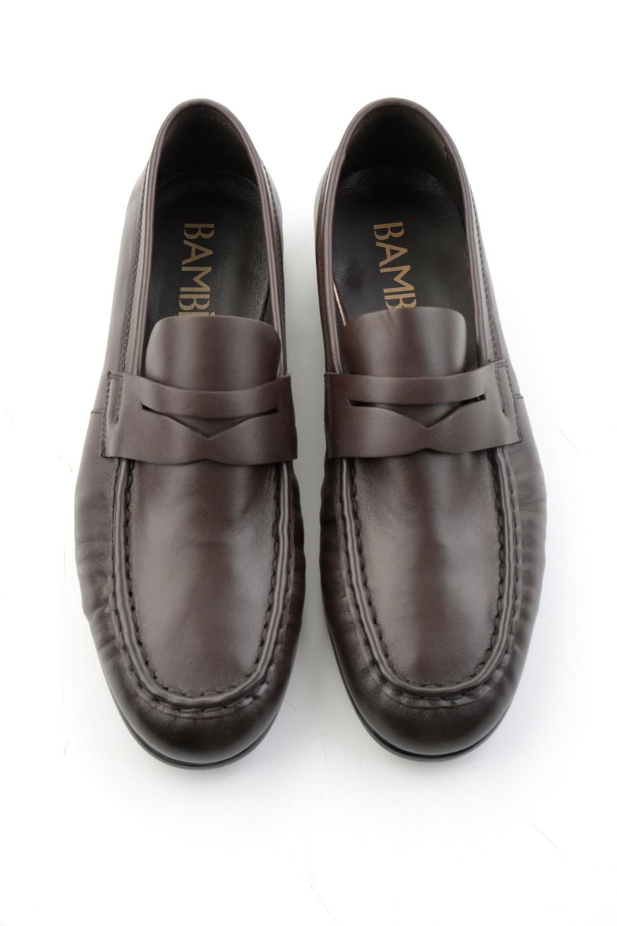 Kahve Hakiki Deri Erkek Loafer Ayakkabı E01648621803