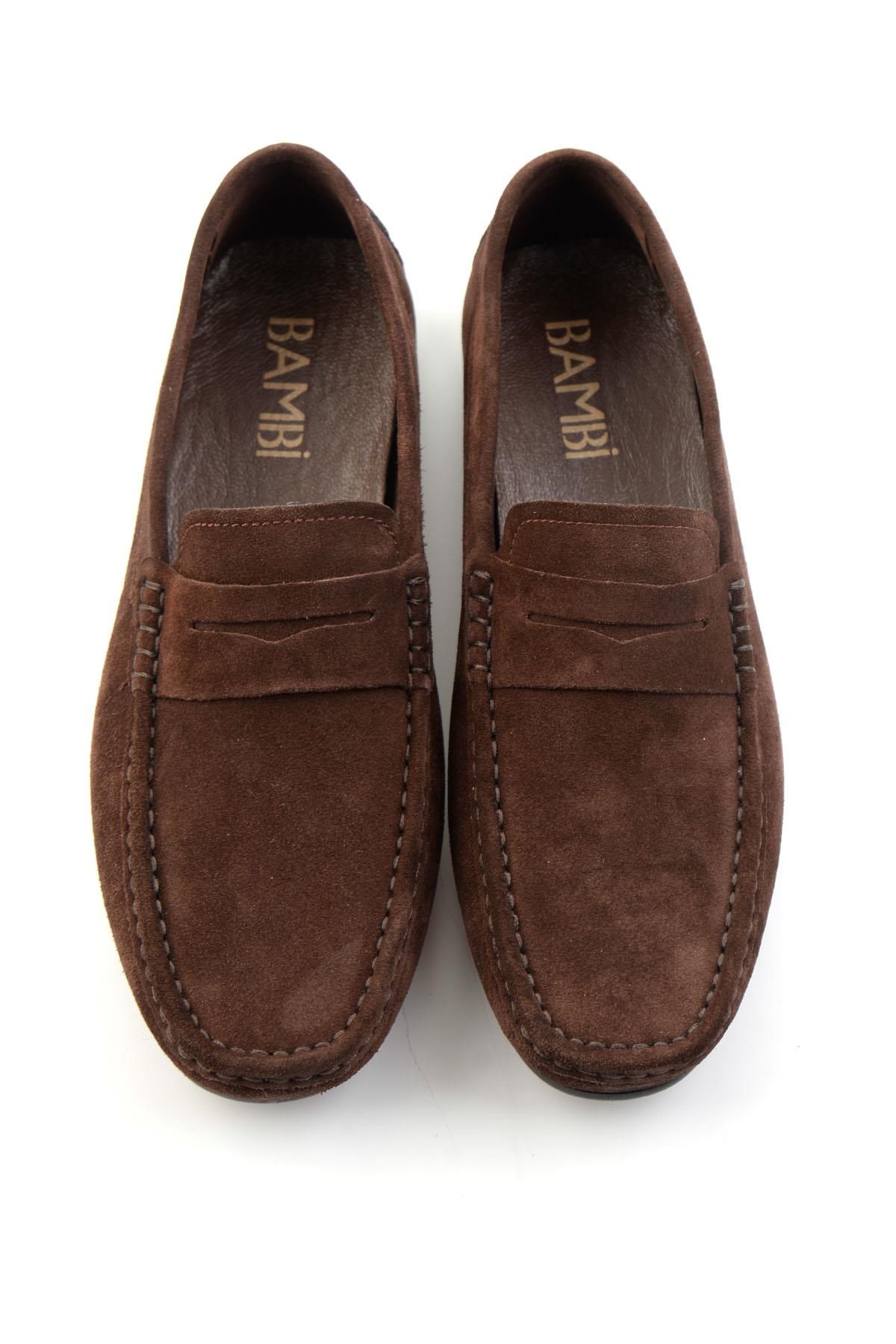 Kahve Hakiki Deri Erkek Loafer Ayakkabı E01648582102