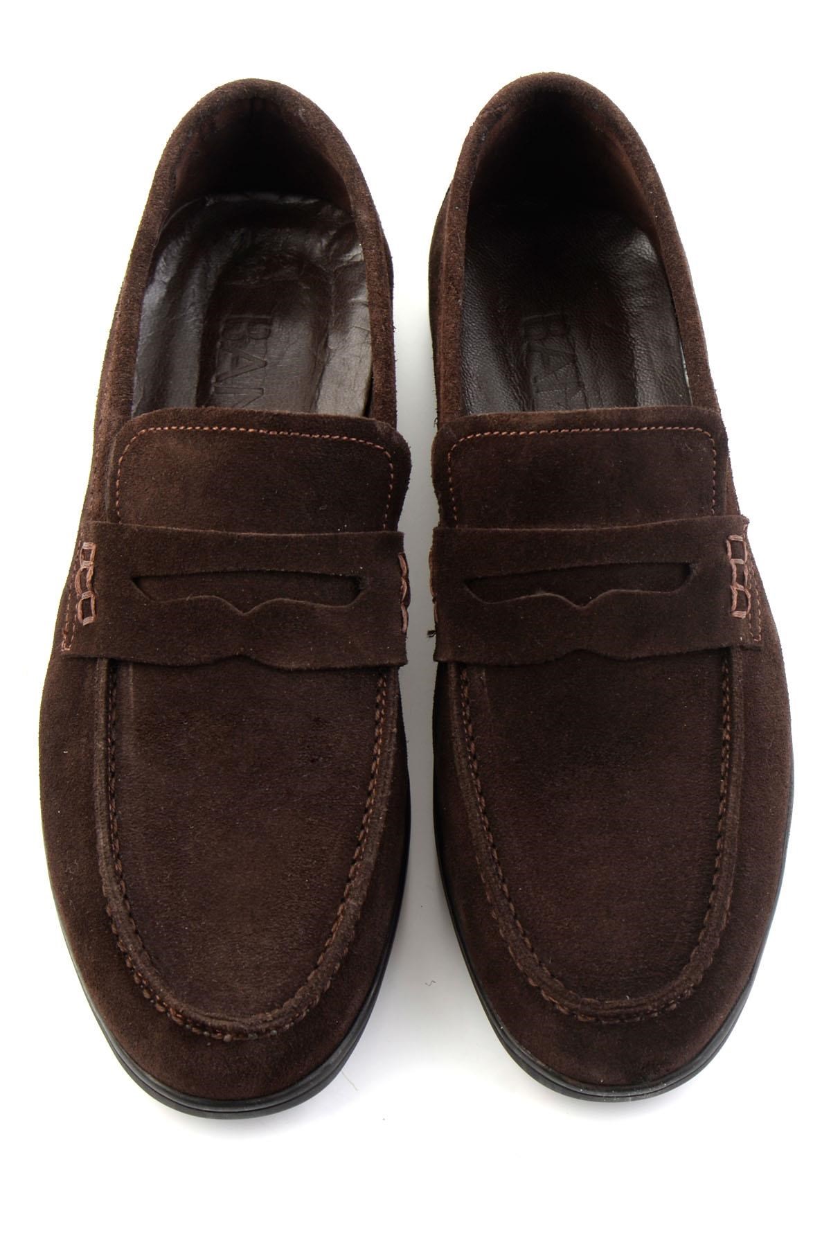 Kahve Hakiki Deri Erkek Loafer Ayakkabı E01054408202