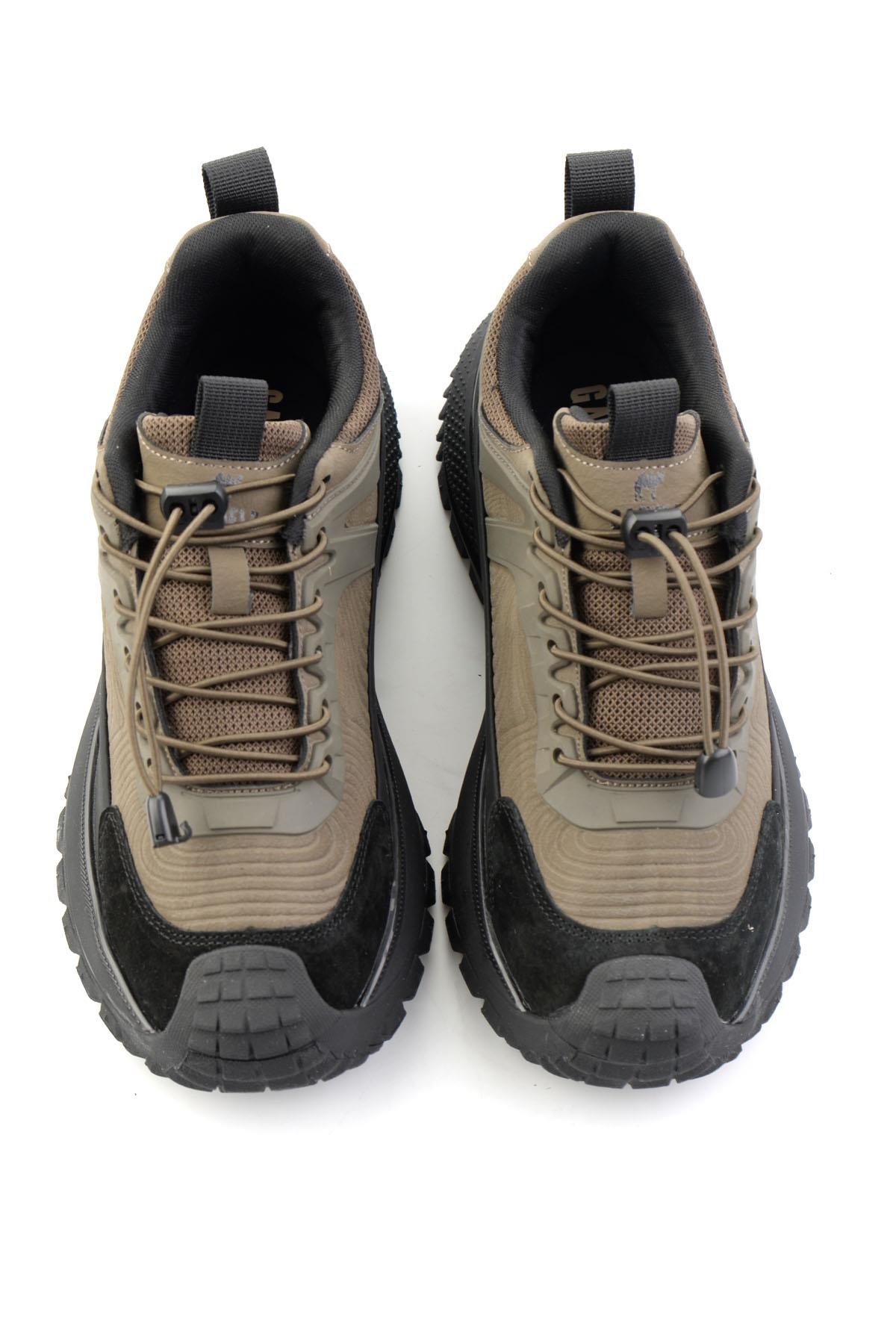 Kahve Hakiki Deri Erkek Sneaker E01175561103
