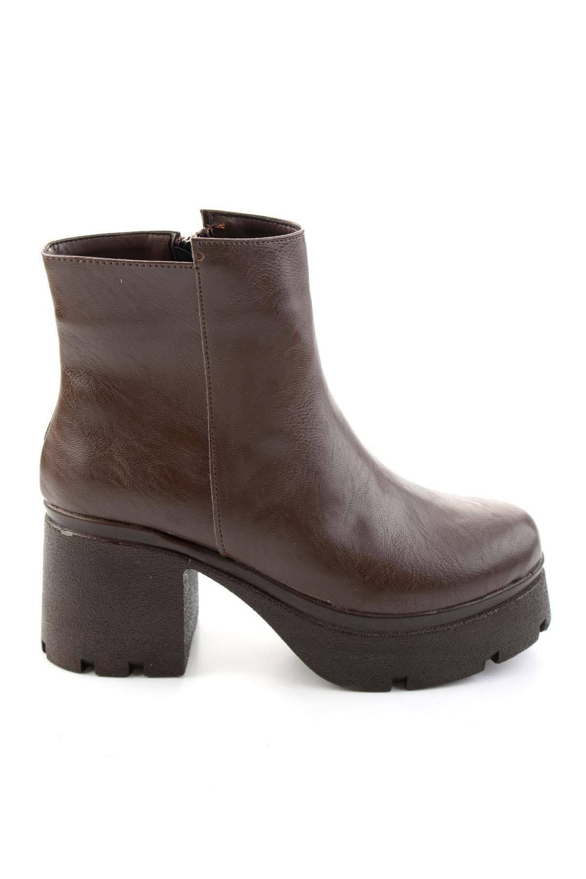 Kahve  Kadın Bot & Bootie K02002168009