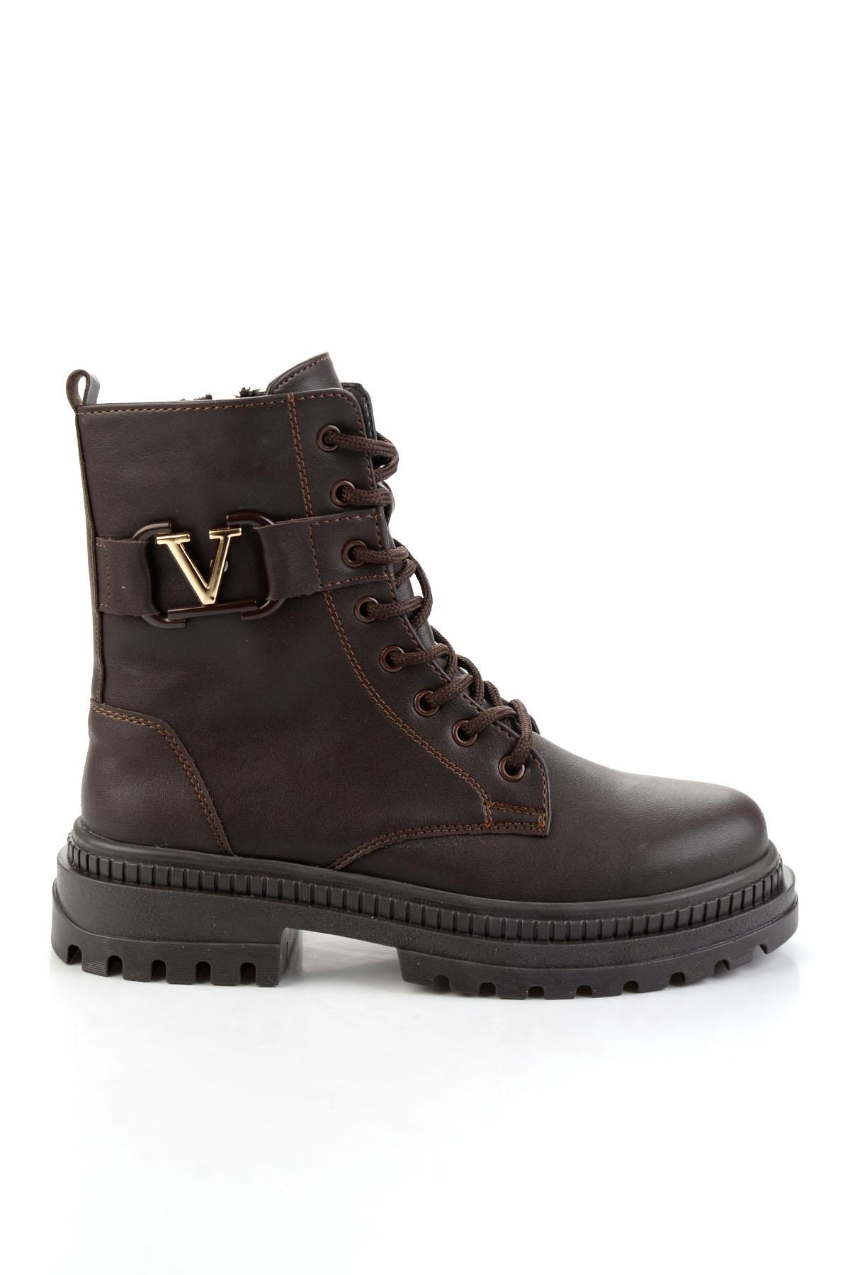 Kahve  Kadın Bot & Bootie K02179521209