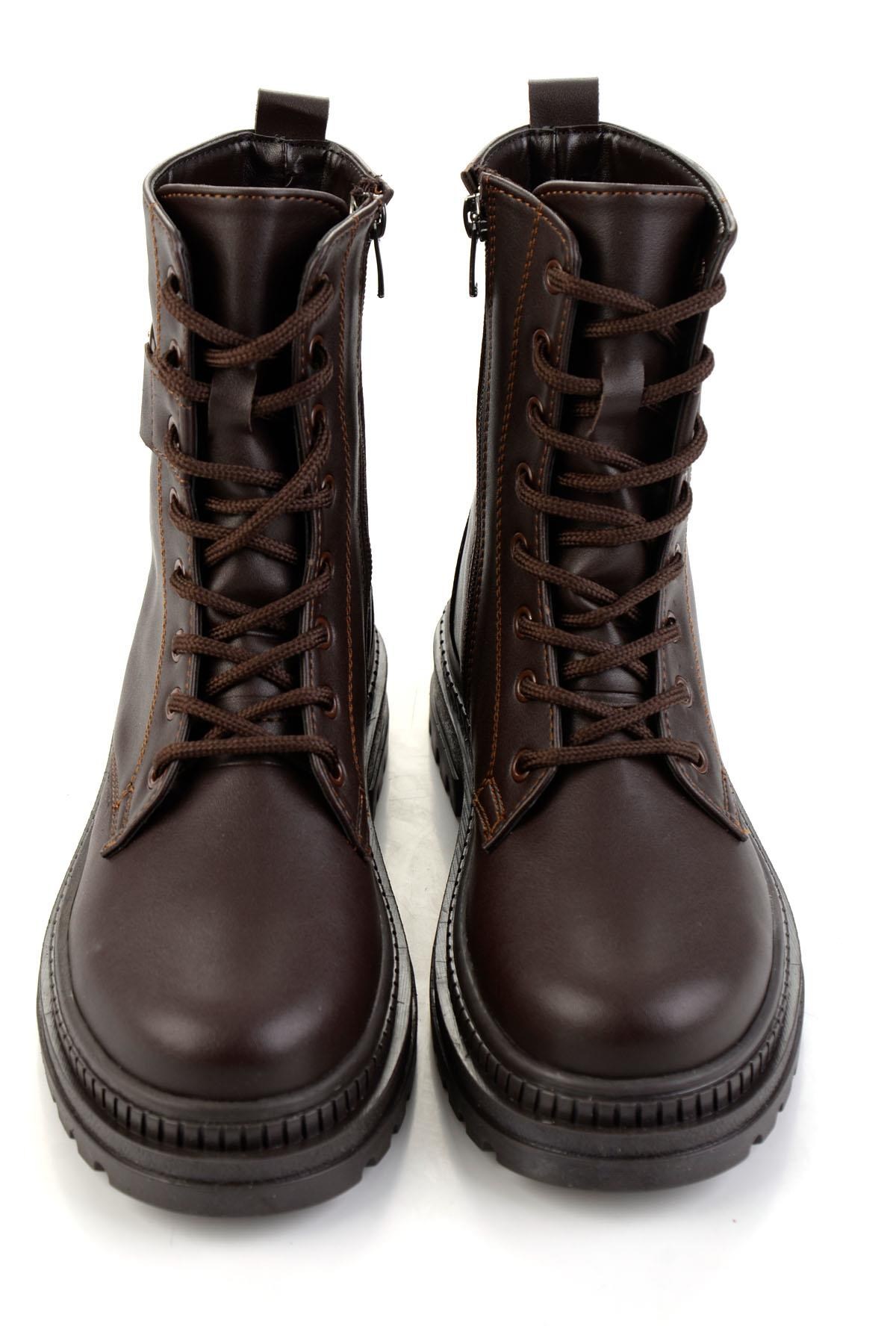 Kahve  Kadın Bot & Bootie K02179521209