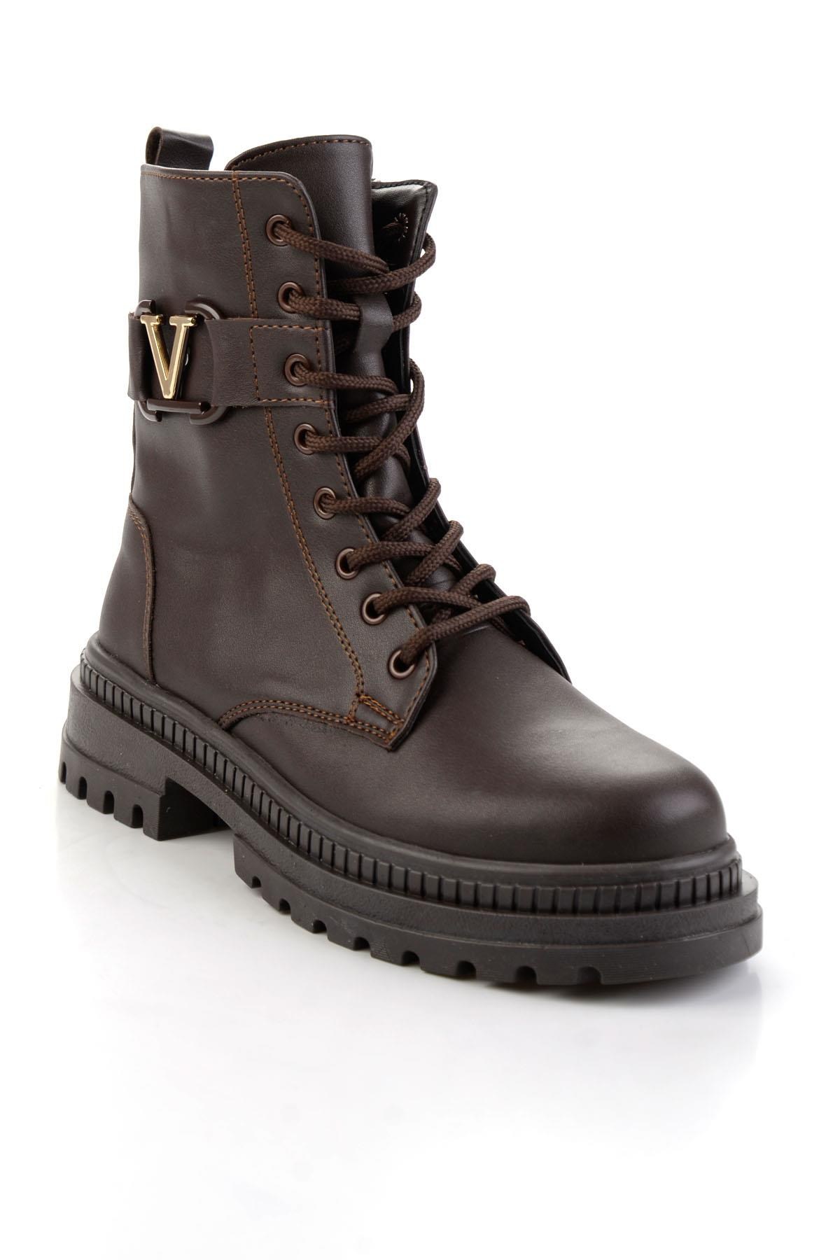 Kahve  Kadın Bot & Bootie K02179521209