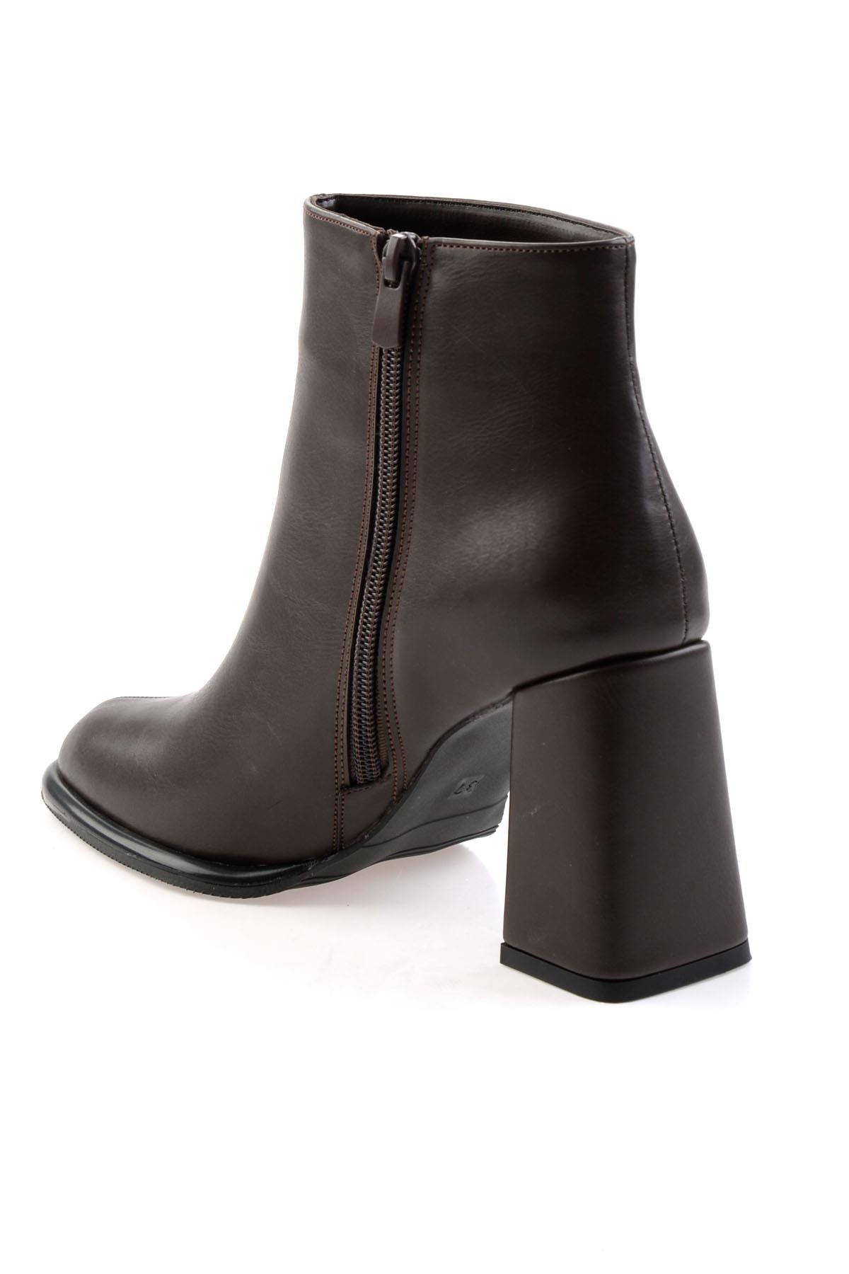 Kahve  Kadın Bot & Bootie K02565070509