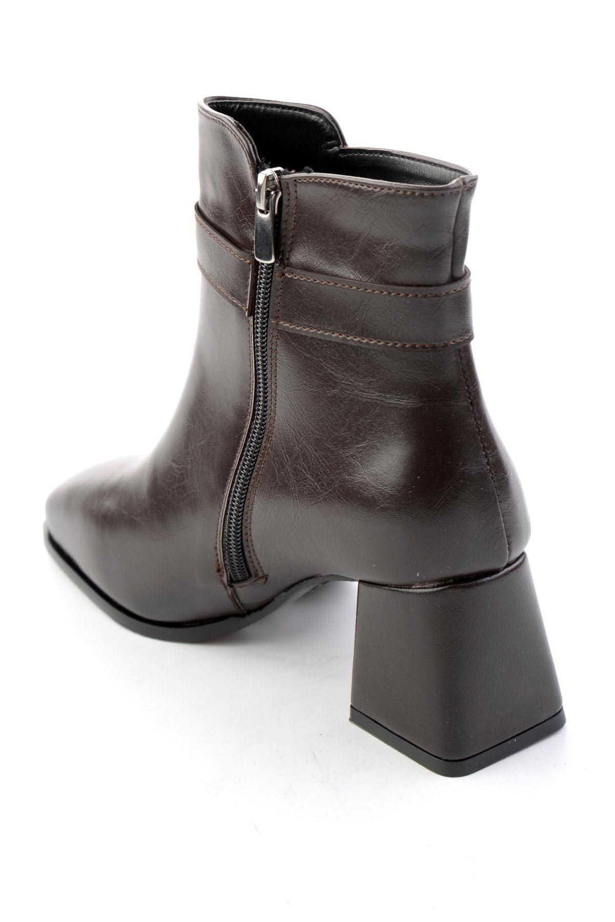 Kahve  Kadın Bot & Bootie K02823051809