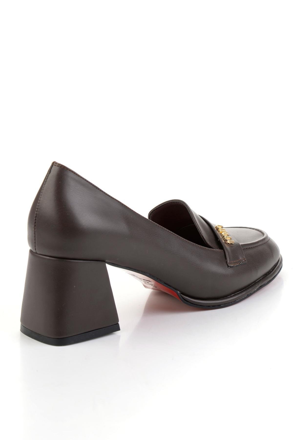 Kahve  Kadın Klasik Topuklu Ayakkabı K01231472009