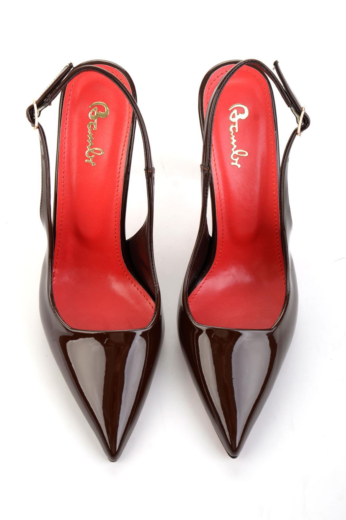 Kahve  Kadın Klasik Topuklu Ayakkabı K01231437808