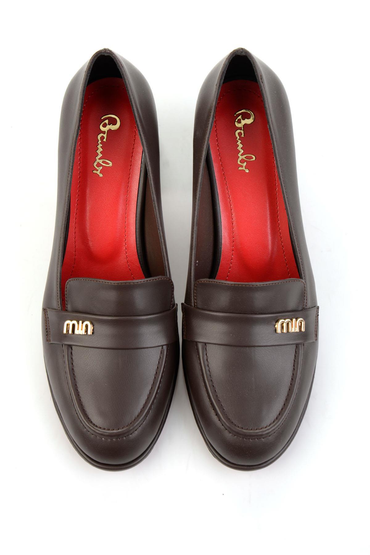 Kahve  Kadın Klasik Topuklu Ayakkabı K01231472009