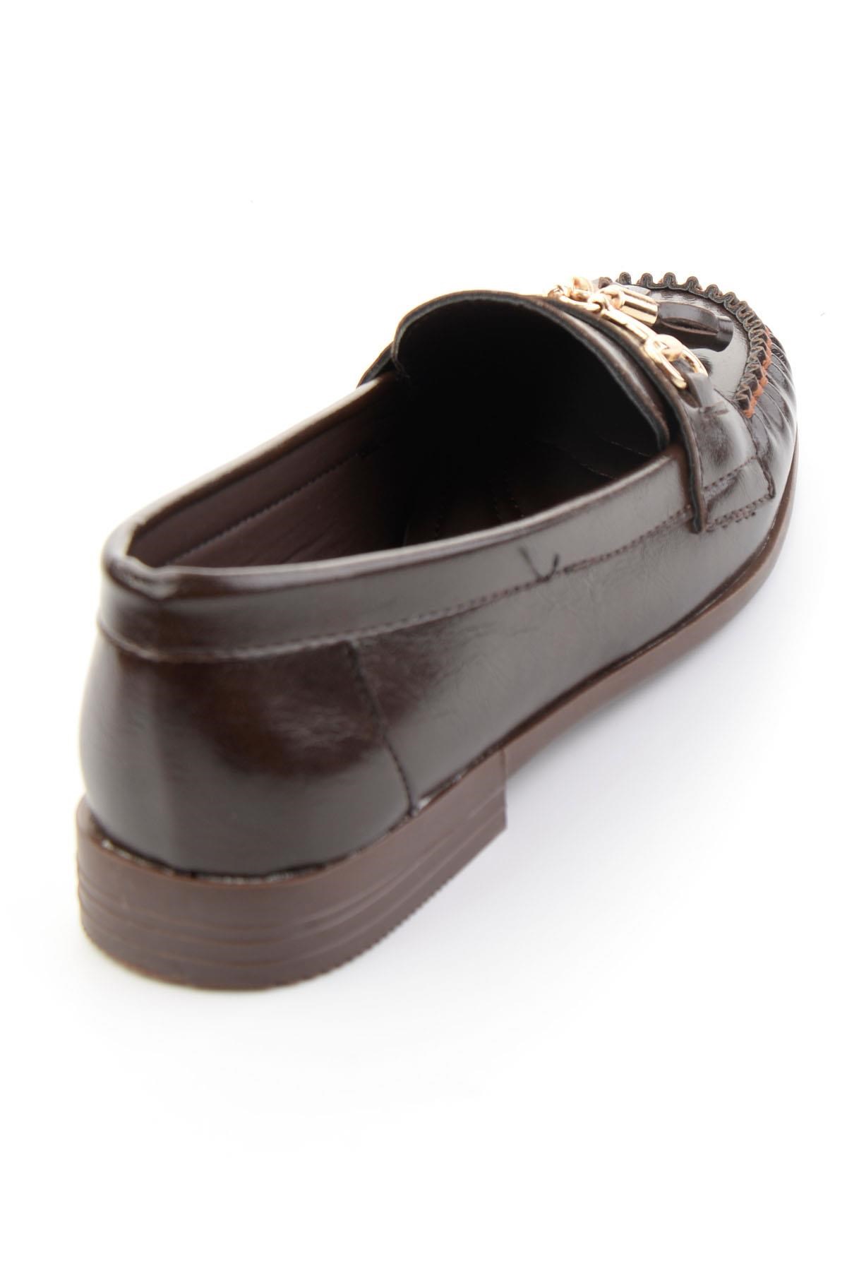 Kahve  Kadın Loafer Ayakkabı K01140006242