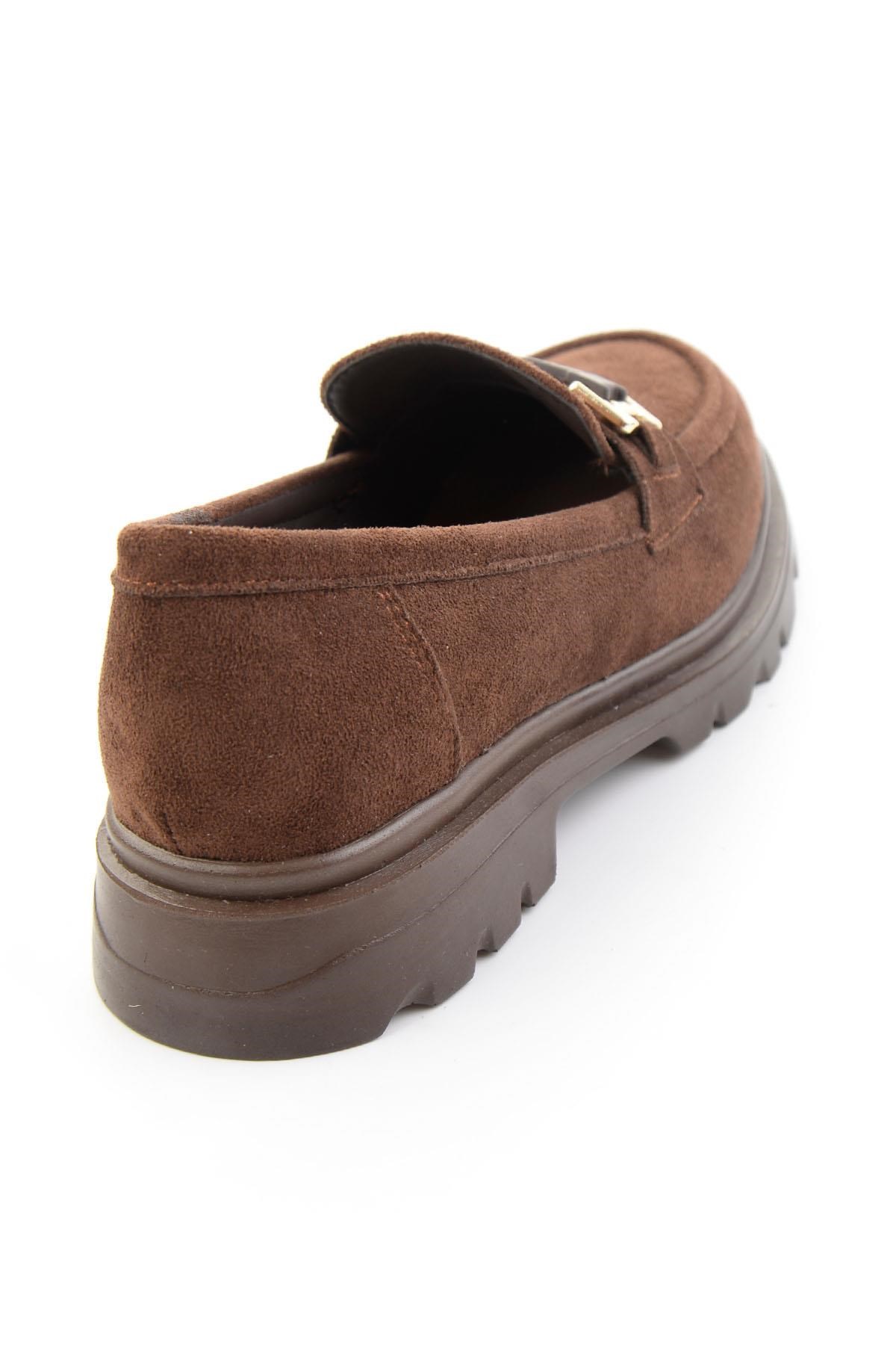 Kahve  Kadın Loafer Ayakkabı K01179828172