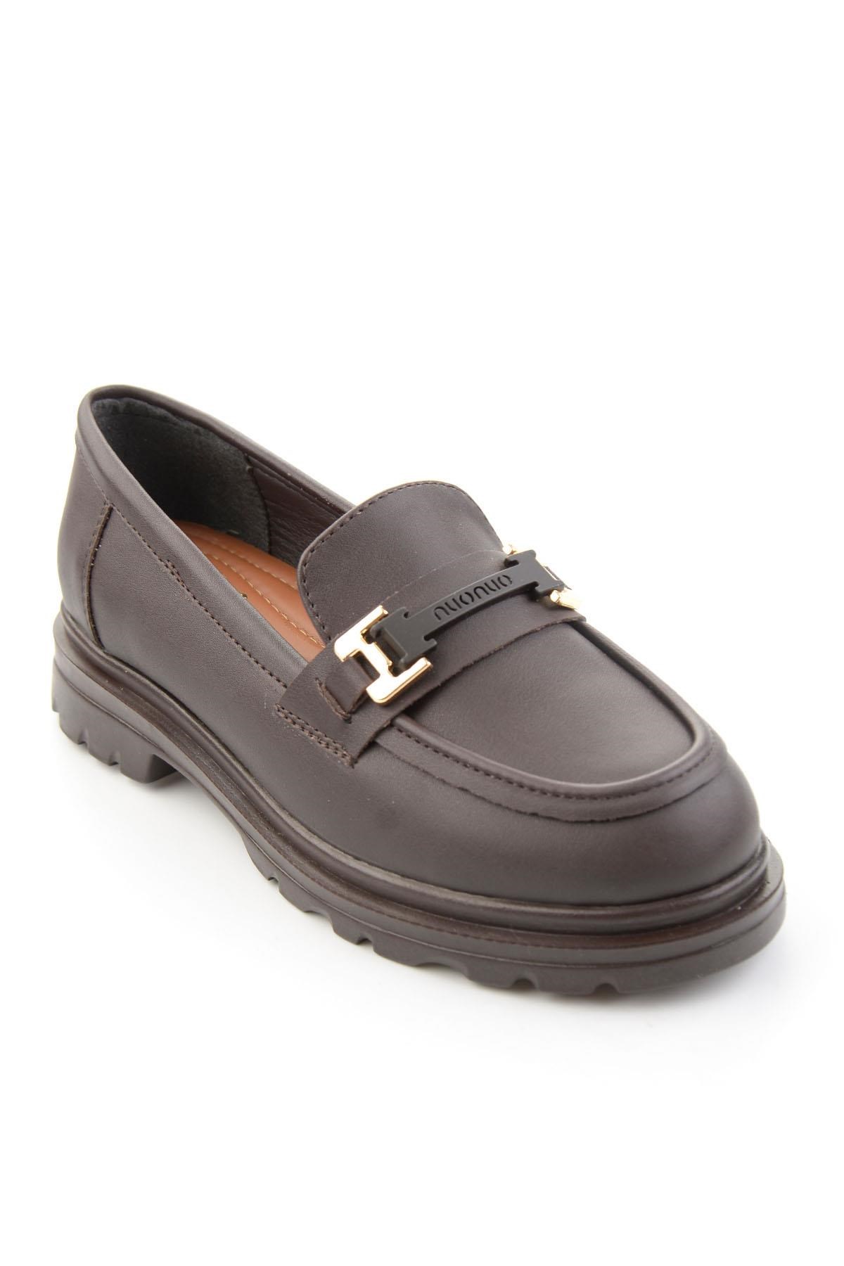 Kahve  Kadın Loafer Ayakkabı K01179828109
