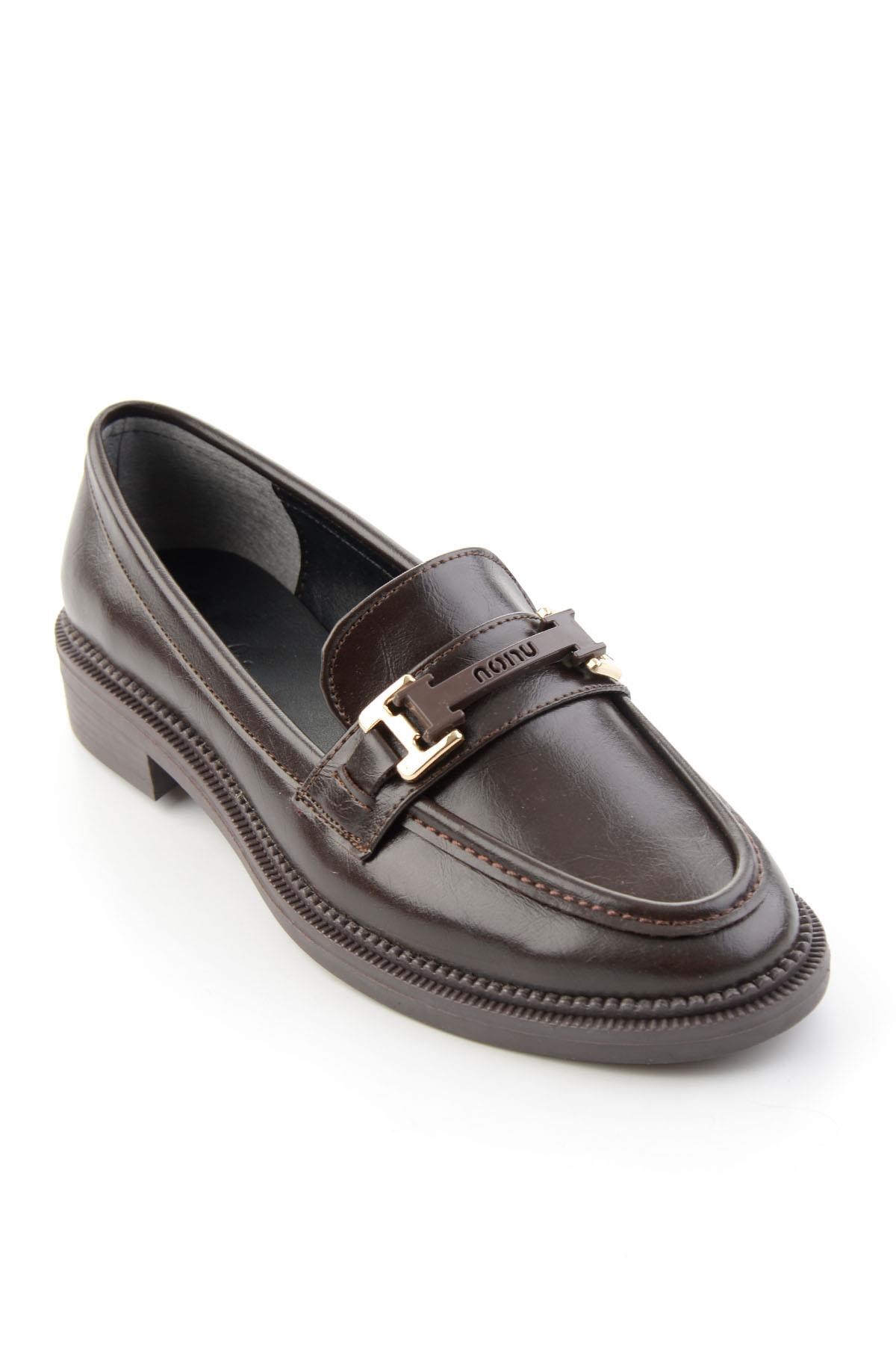 Kahve  Kadın Loafer Ayakkabı K01216100409