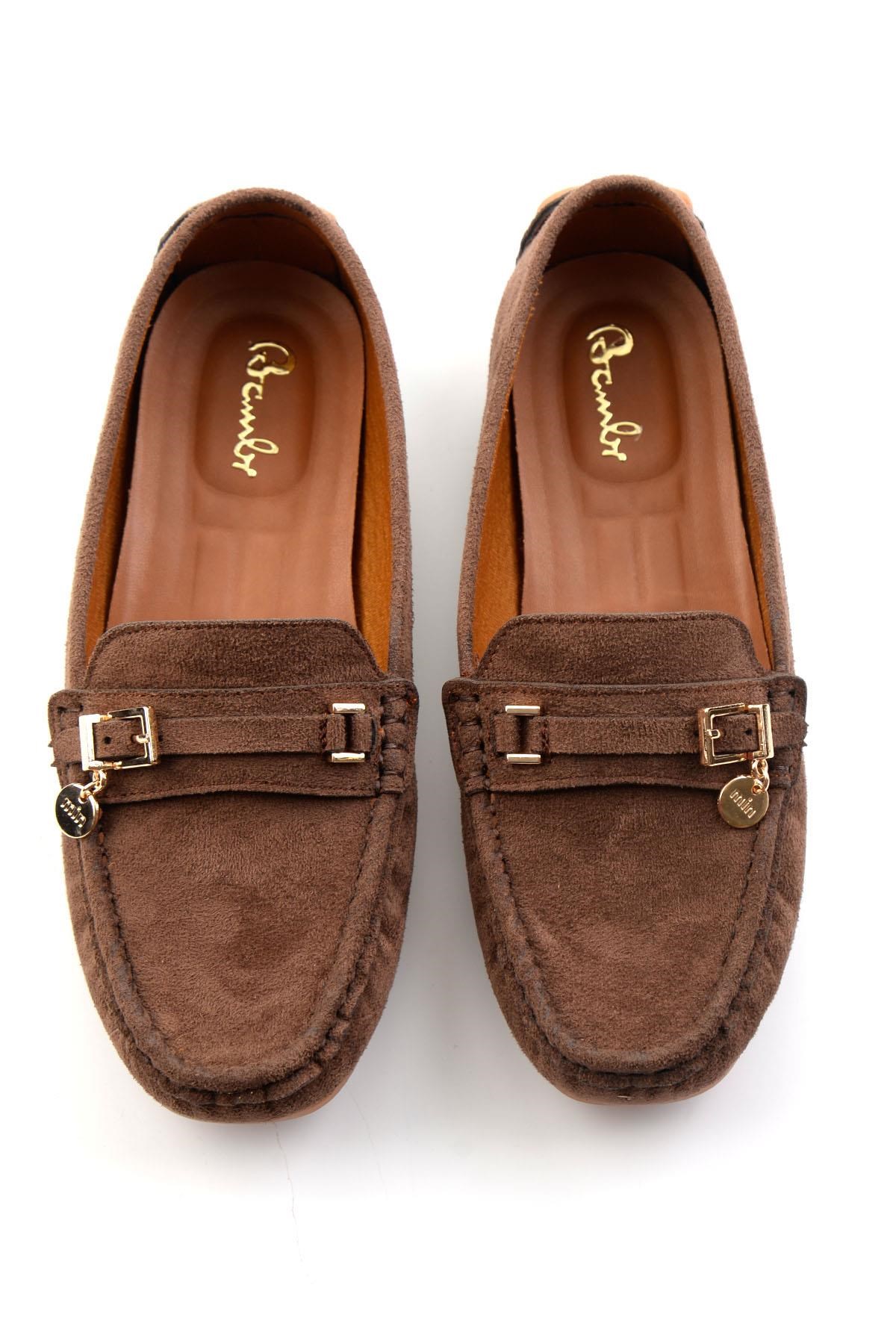 Kahve  Kadın Loafer Ayakkabı K01309000772