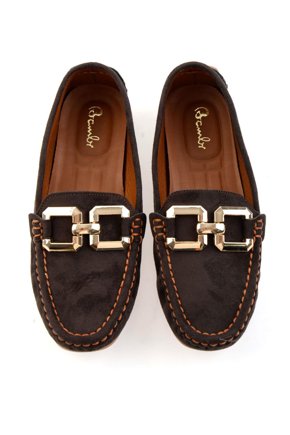 Kahve  Kadın Loafer Ayakkabı K01309100672