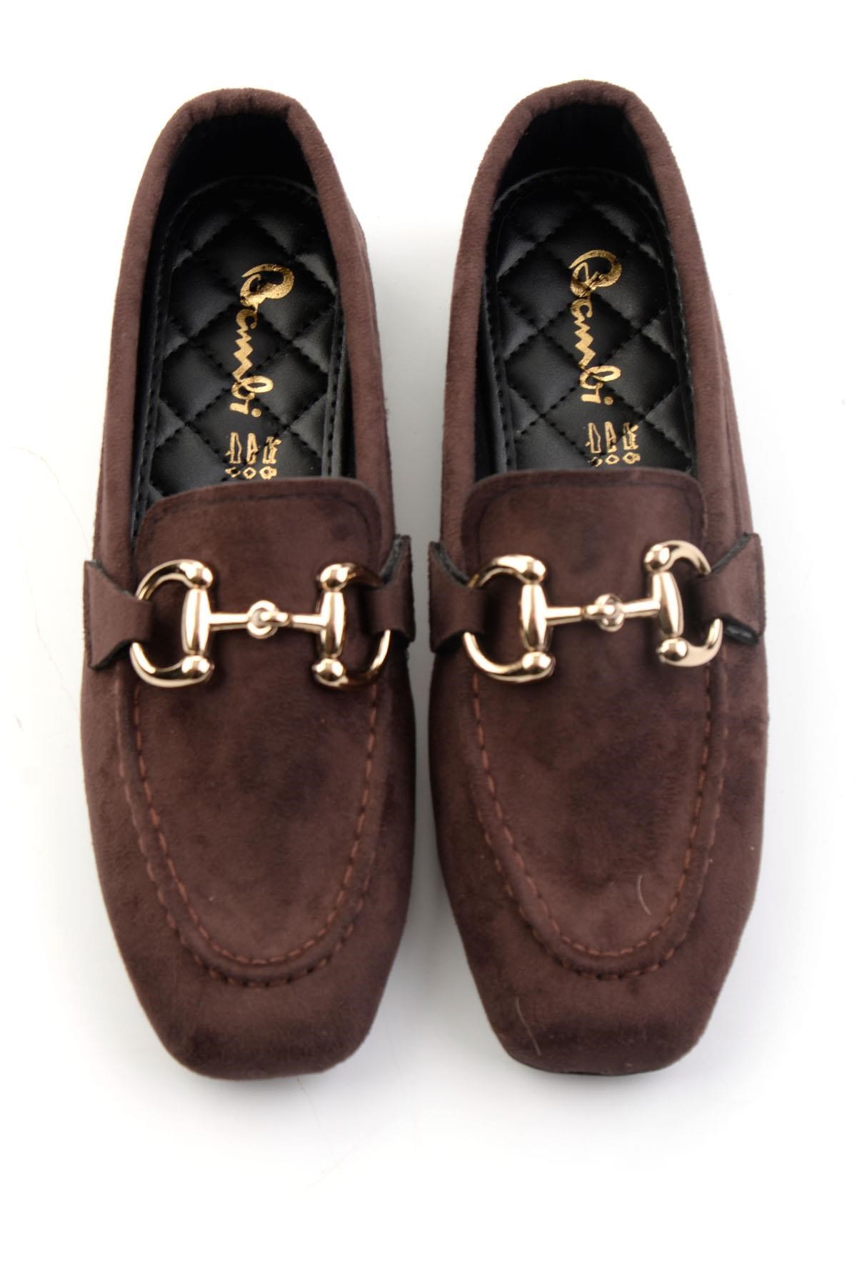 Kahve  Kadın Loafer Ayakkabı K01360060072