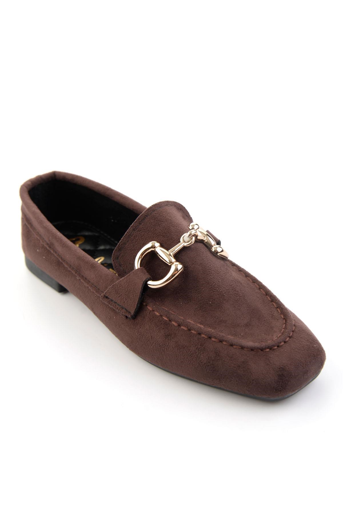 Kahve  Kadın Loafer Ayakkabı K01360060072