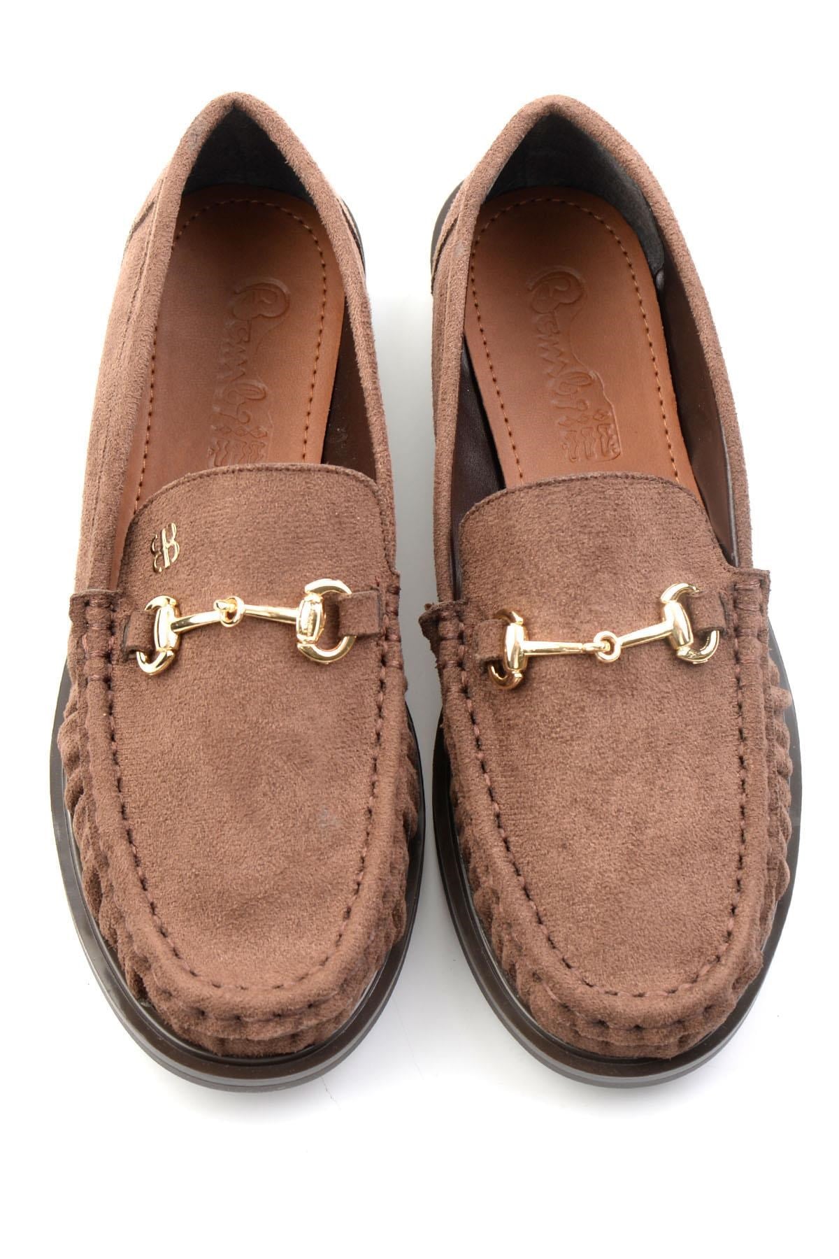 Kahve  Kadın Loafer Ayakkabı K01503520972