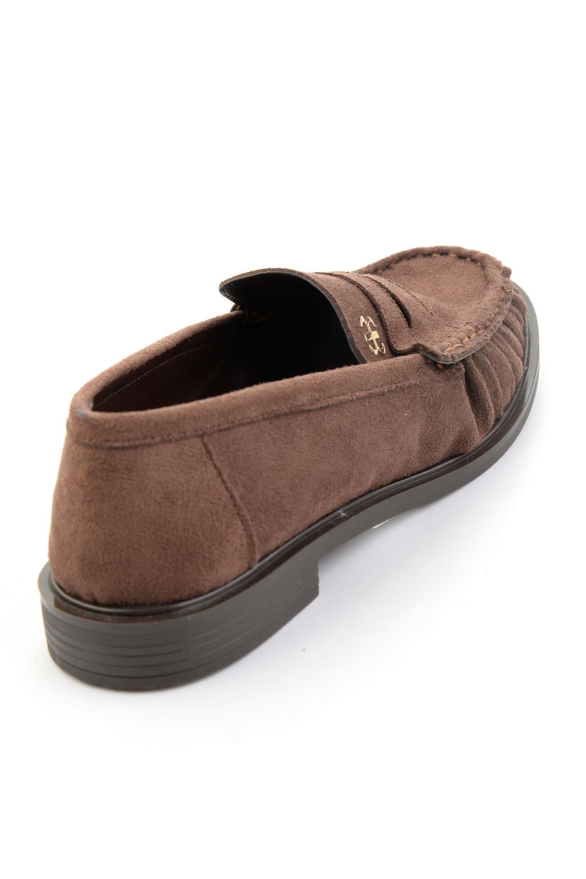 Kahve  Kadın Loafer Ayakkabı K01503728372