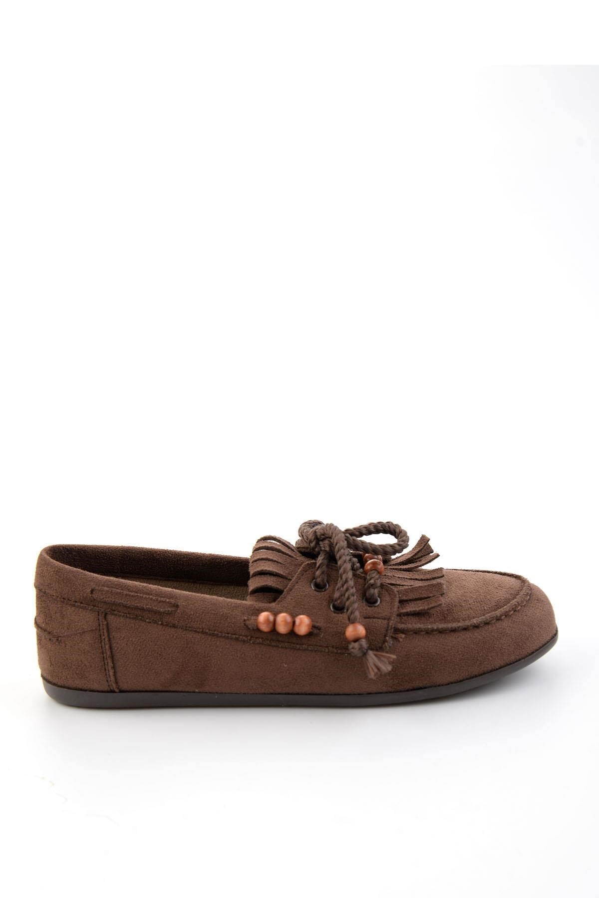 Kahve  Kadın Loafer Ayakkabı K01566004872