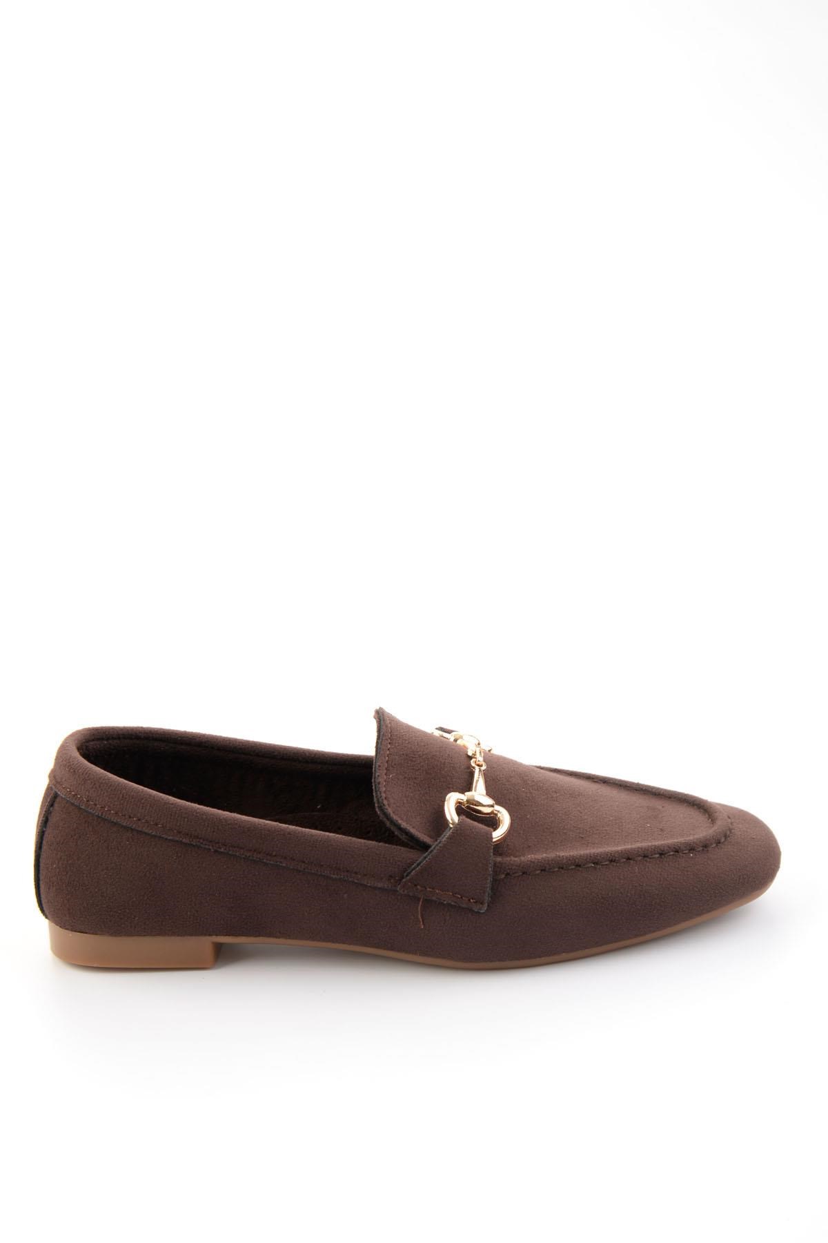 Kahve  Kadın Loafer Ayakkabı K01671057872