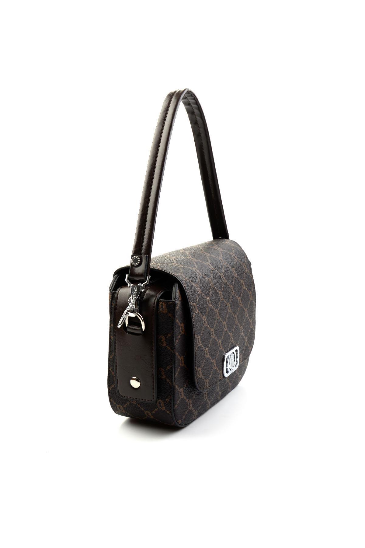 Kahve  Kadın Postacı Çanta C06636431451