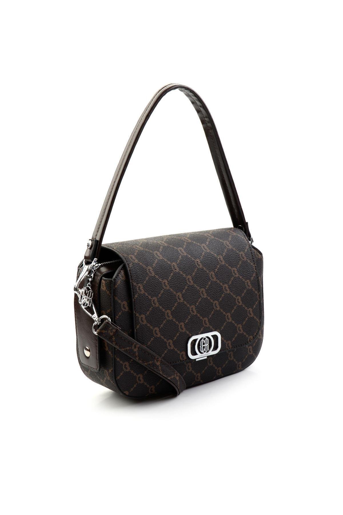 Kahve  Kadın Postacı Çanta C06636431451