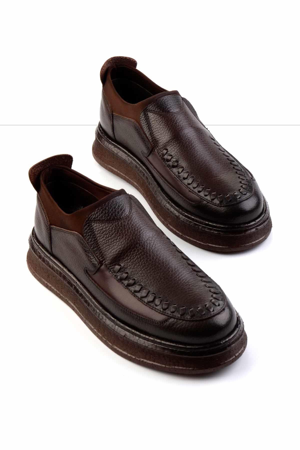 Kahve Kahve Leather Erkek Casual Ayakkabı E01194007941