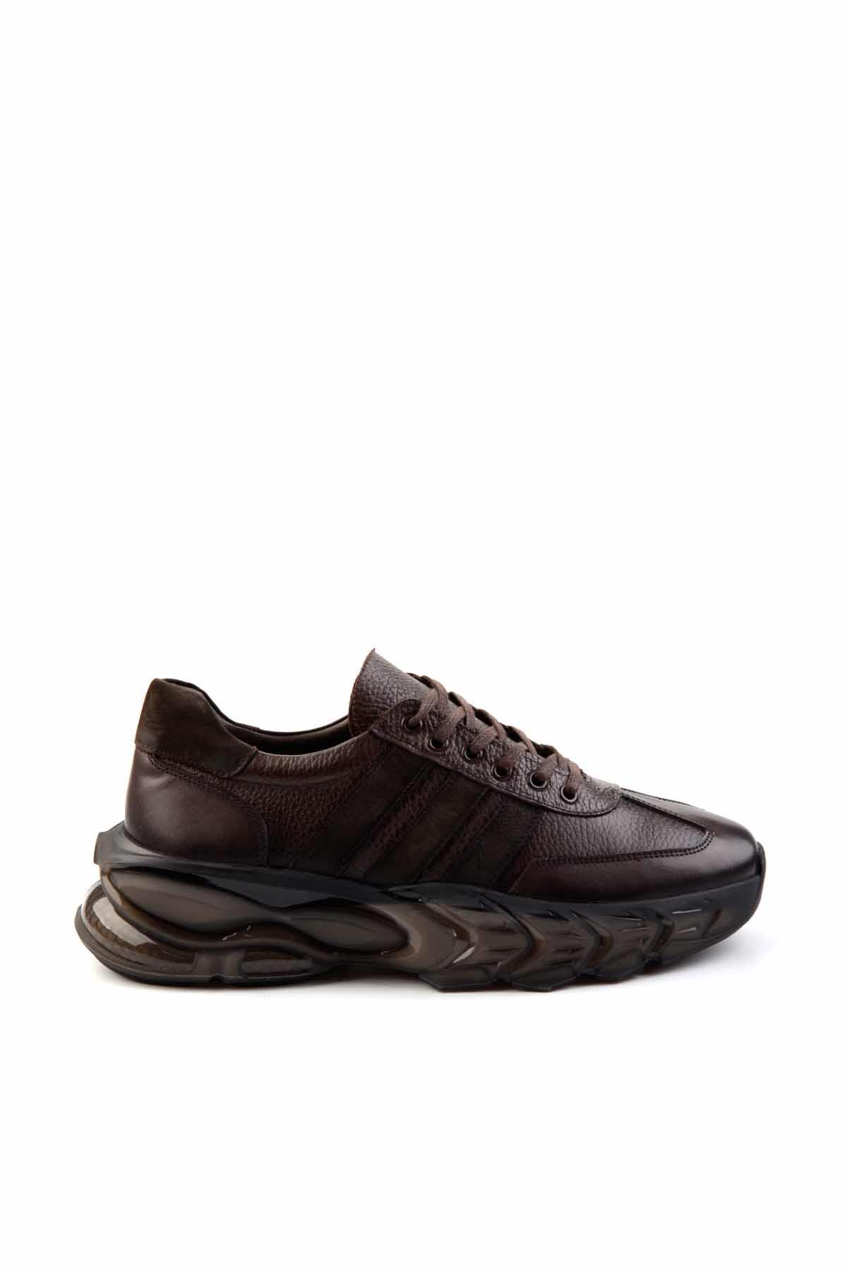 Kahve Kahve Leather Erkek Sneaker E01194003641