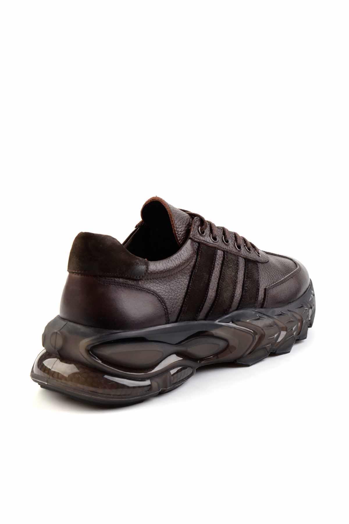 Kahve Kahve Leather Erkek Sneaker E01194003641