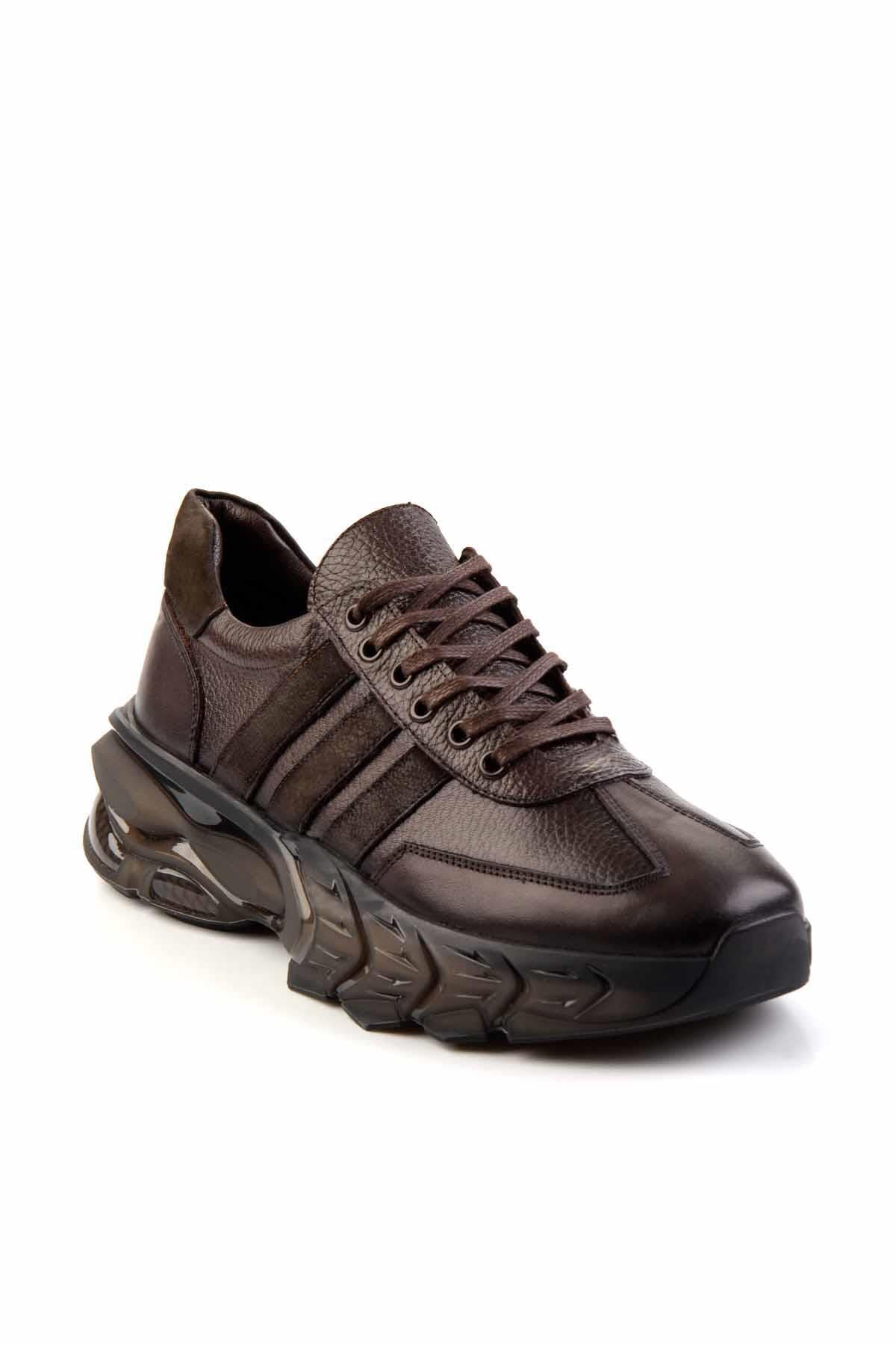 Kahve Kahve Leather Erkek Sneaker E01194003641