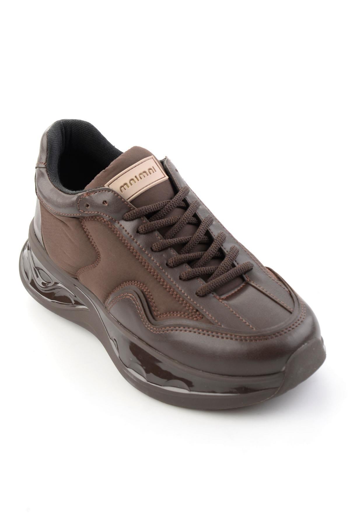 Kahve Kahve Streç  Kadın Sneaker K01228092409