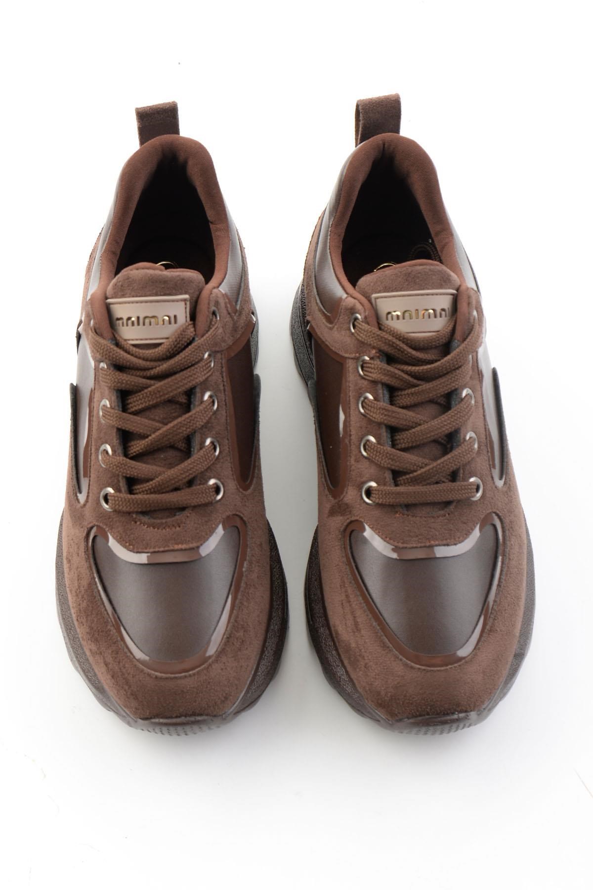 Kahve Kahve Süet  Kadın Sneaker K01313003072
