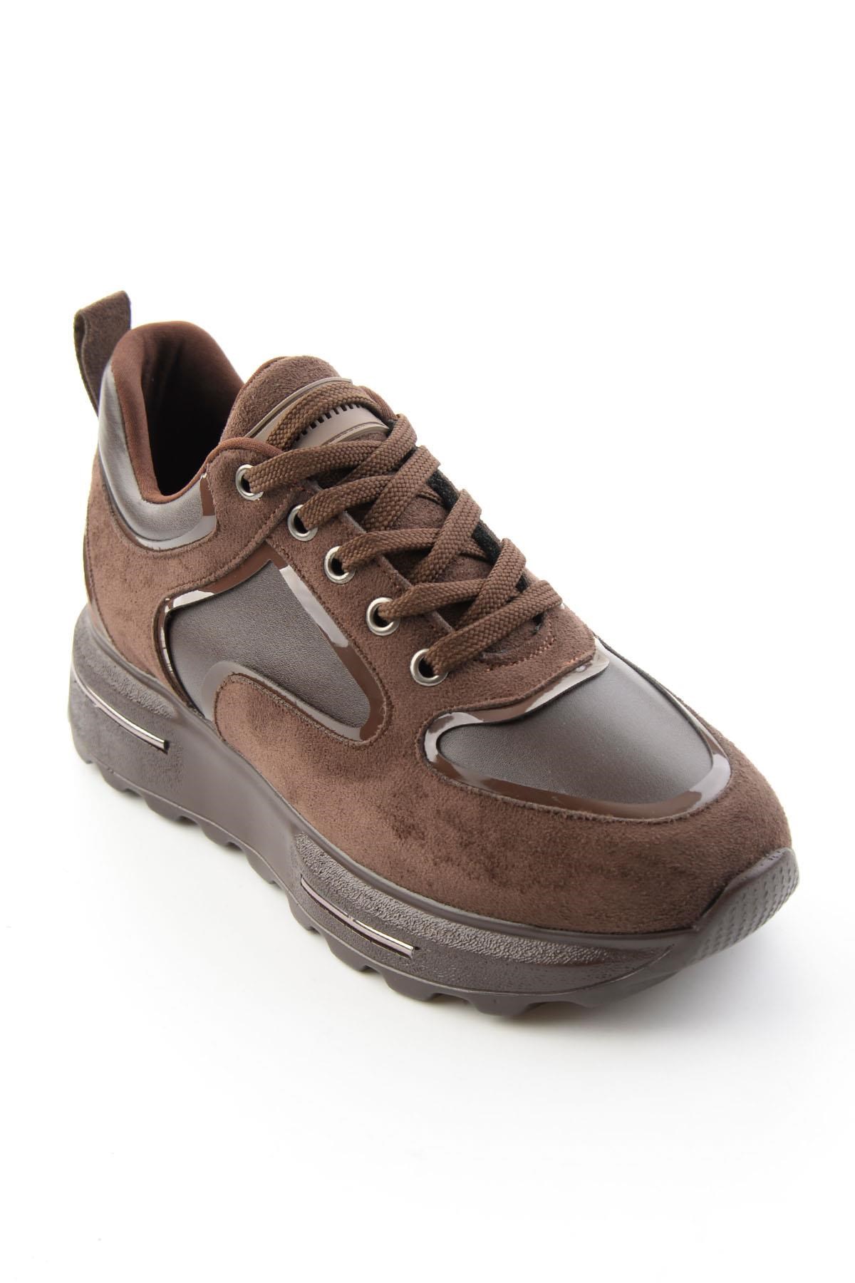 Kahve Kahve Süet  Kadın Sneaker K01313003072
