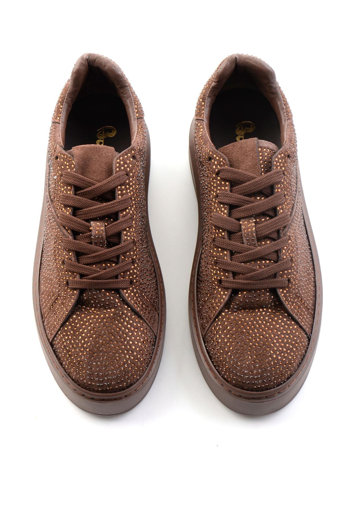 Kahve Kahve Süet  Kadın Sneaker K01791072772