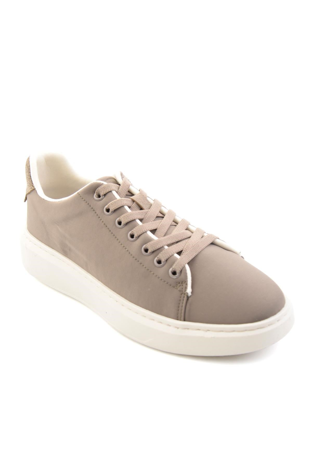 Kahve Kumaş  Erkek Sneaker E01175560804