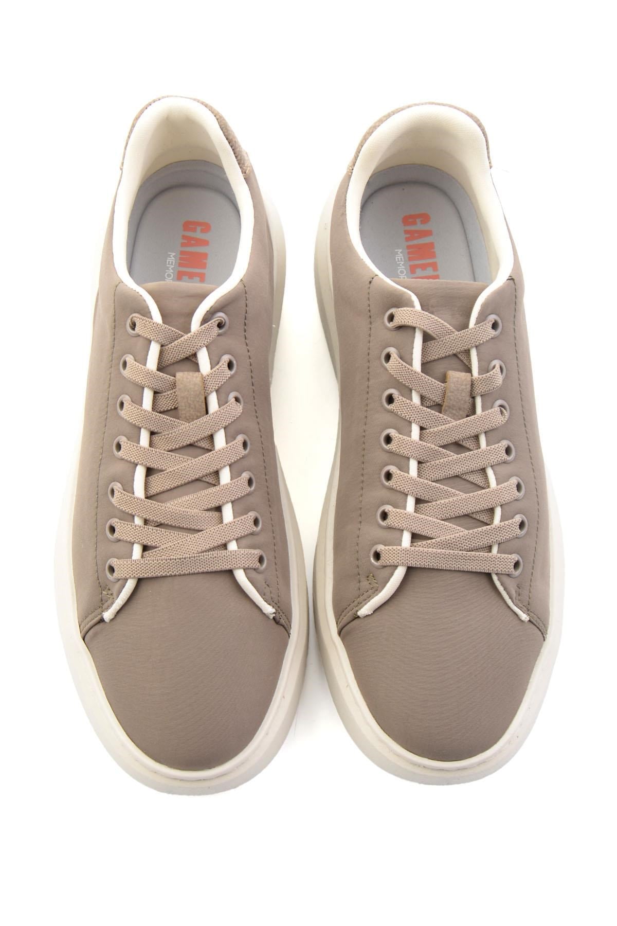 Kahve Kumaş  Erkek Sneaker E01175560804