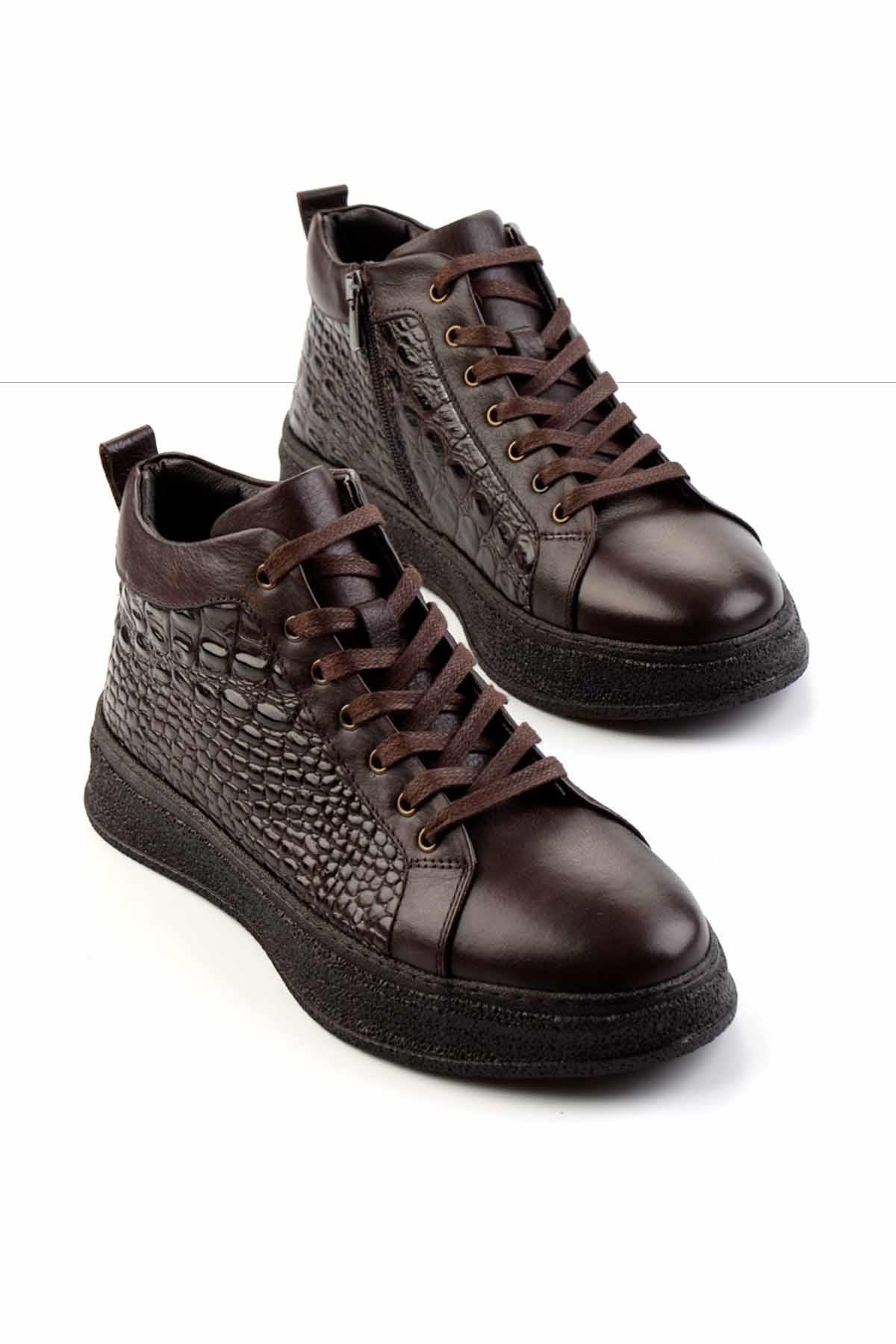 Kahve Leather Erkek Bot & Bootie E02036502341
