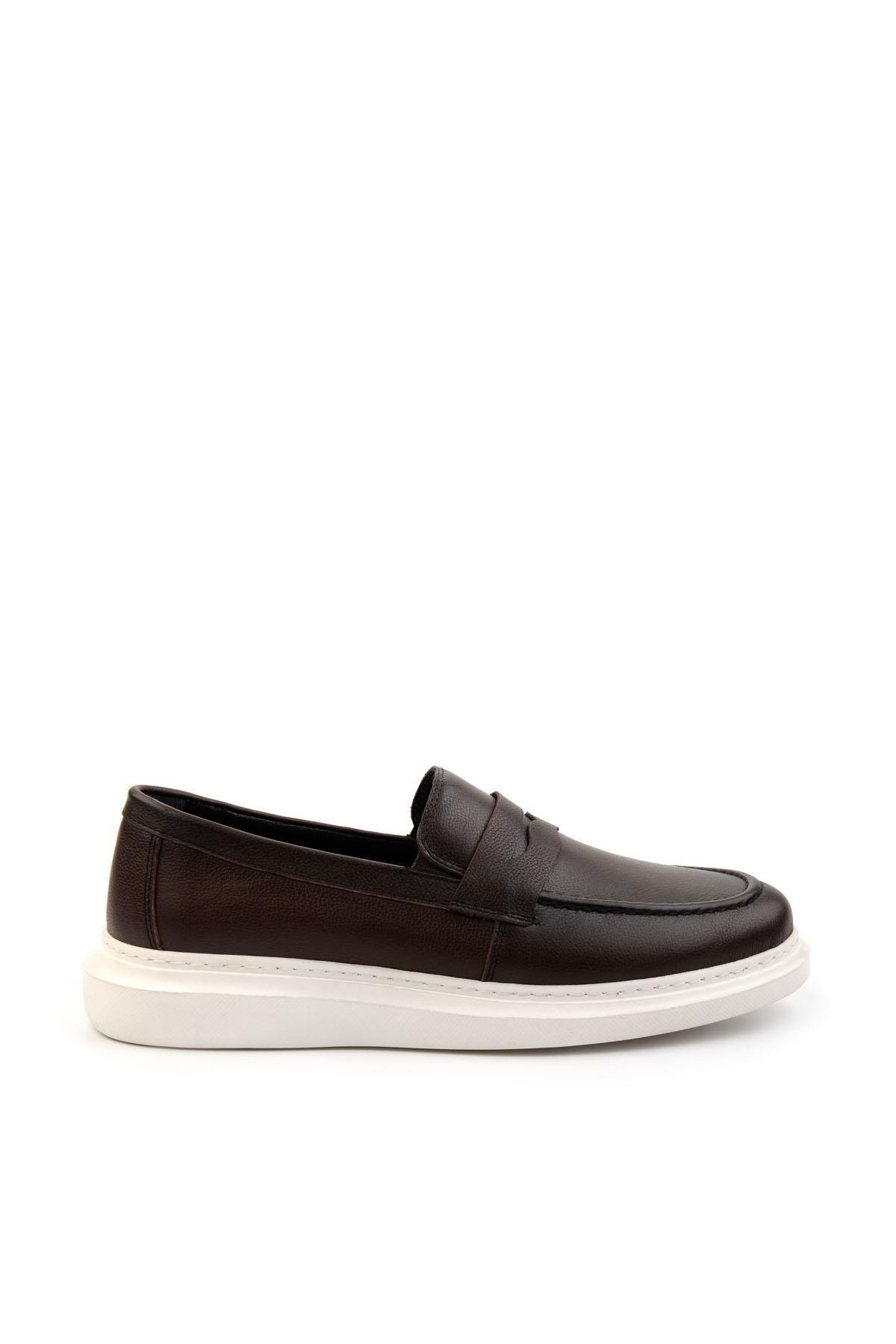 Kahve Leather Erkek Casual Ayakkabı E01081010103