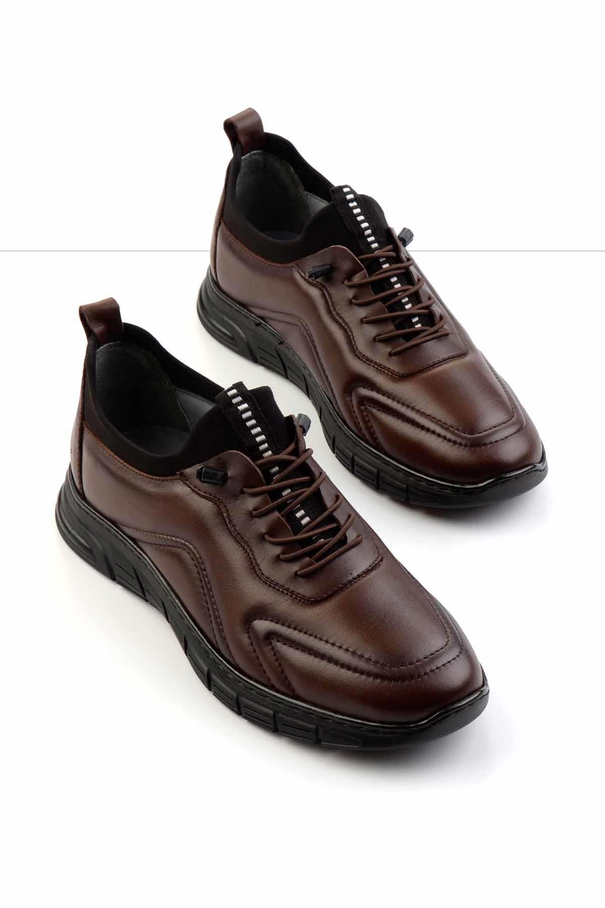 Kahve Leather Erkek Casual Ayakkabı E01070022343