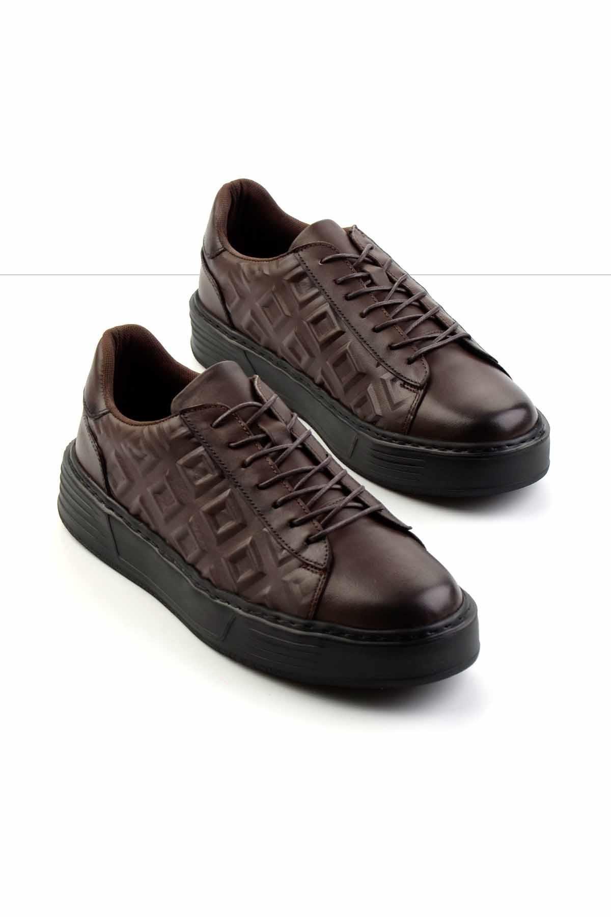 Kahve Leather Erkek Casual Ayakkabı E01556105841
