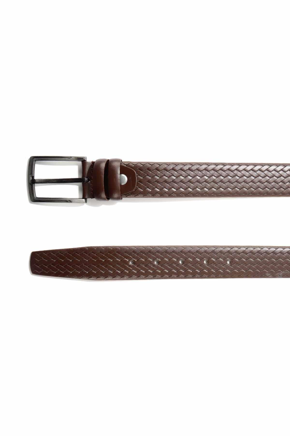 Kahve Leather Erkek Kemer U08657012603