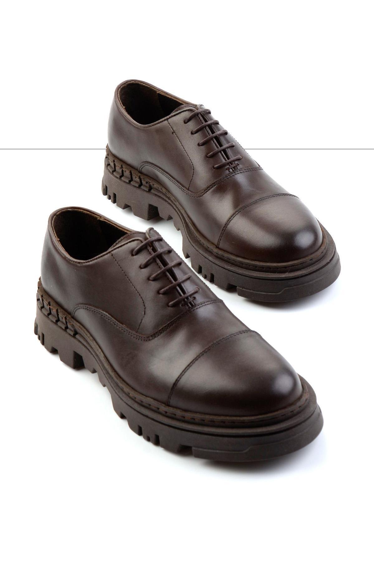 Kahve Leather Erkek Klasik Ayakkabı E01589330803