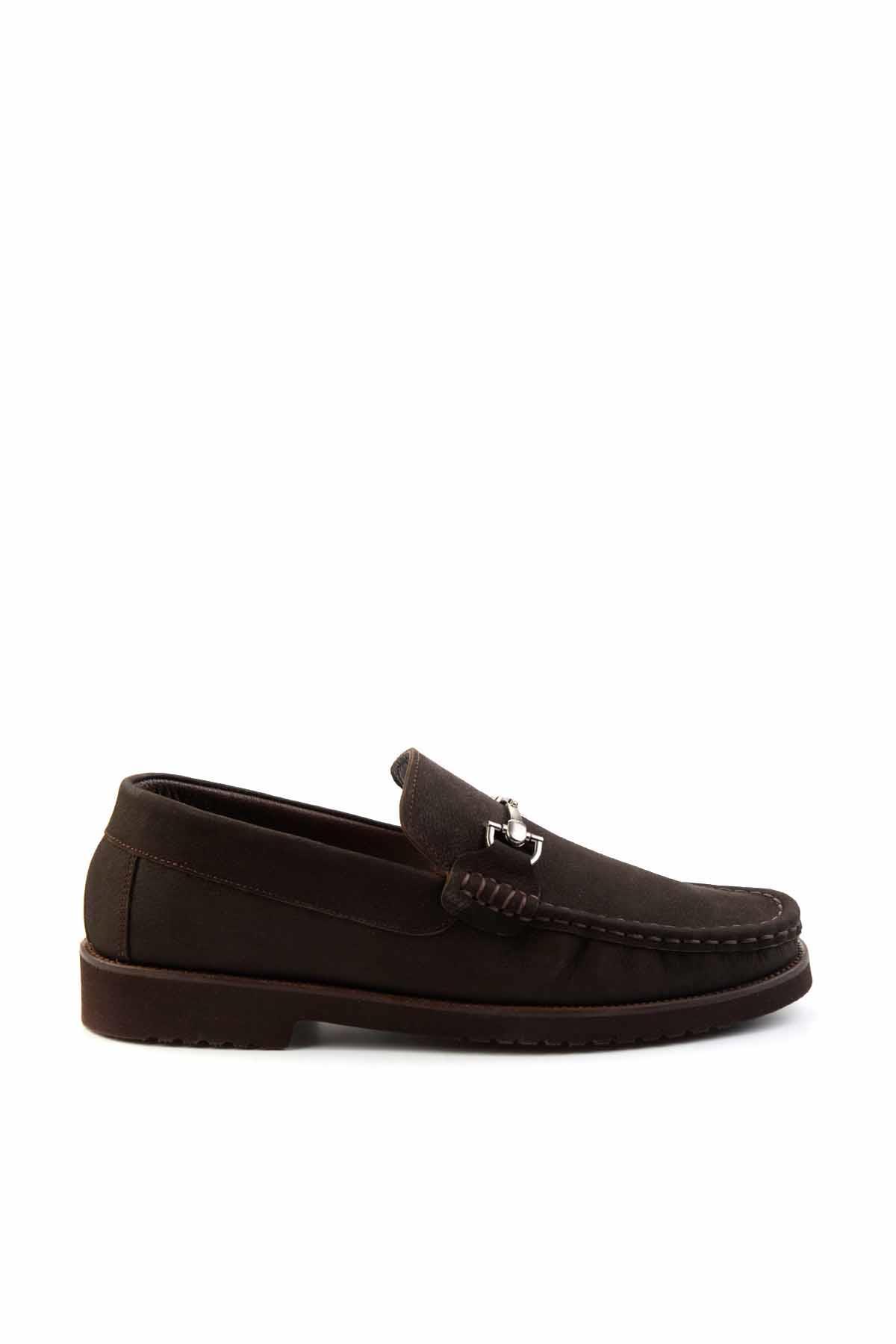 Kahve Leather Erkek Loafer Ayakkabı E01194031501