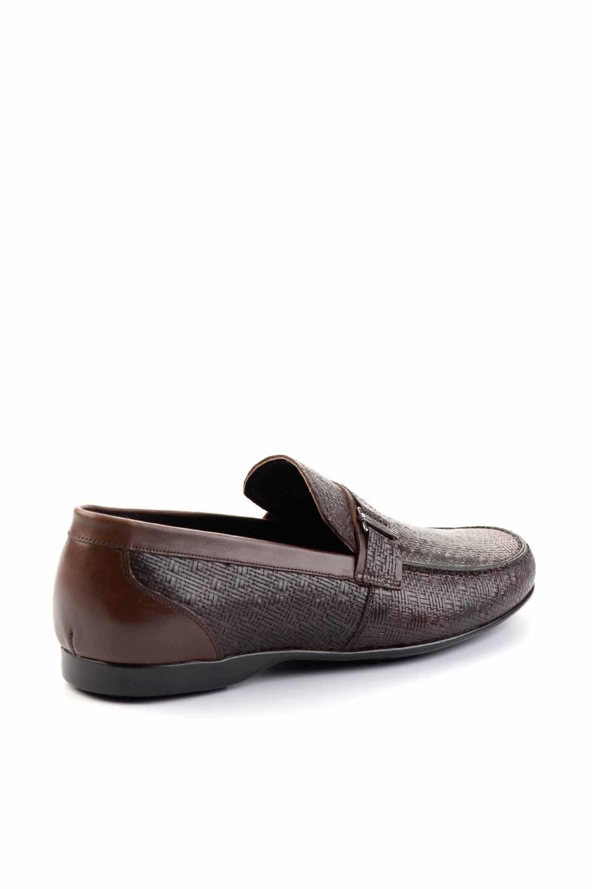 Kahve Leather Erkek Loafer Ayakkabı E01757267403