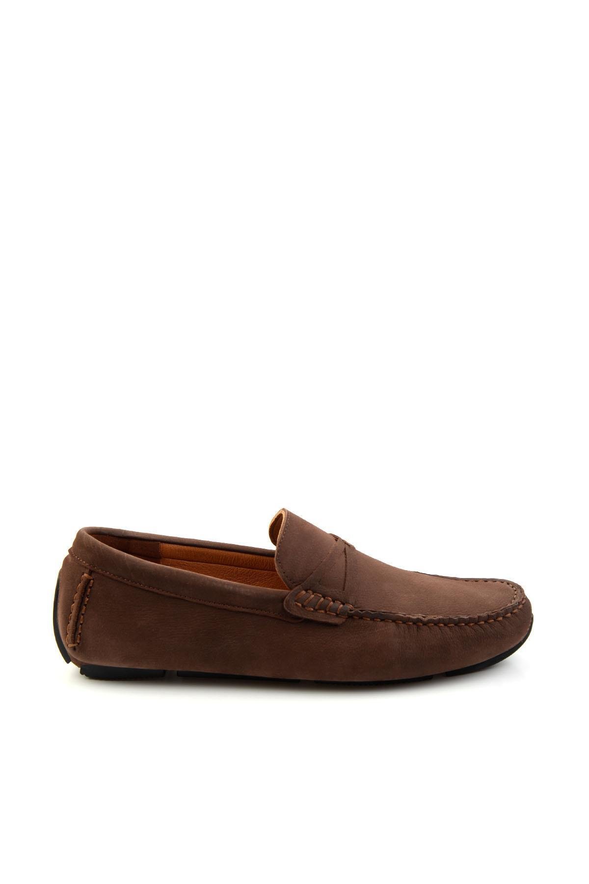 Kahve Leather Erkek Loafer Ayakkabı E01547007801
