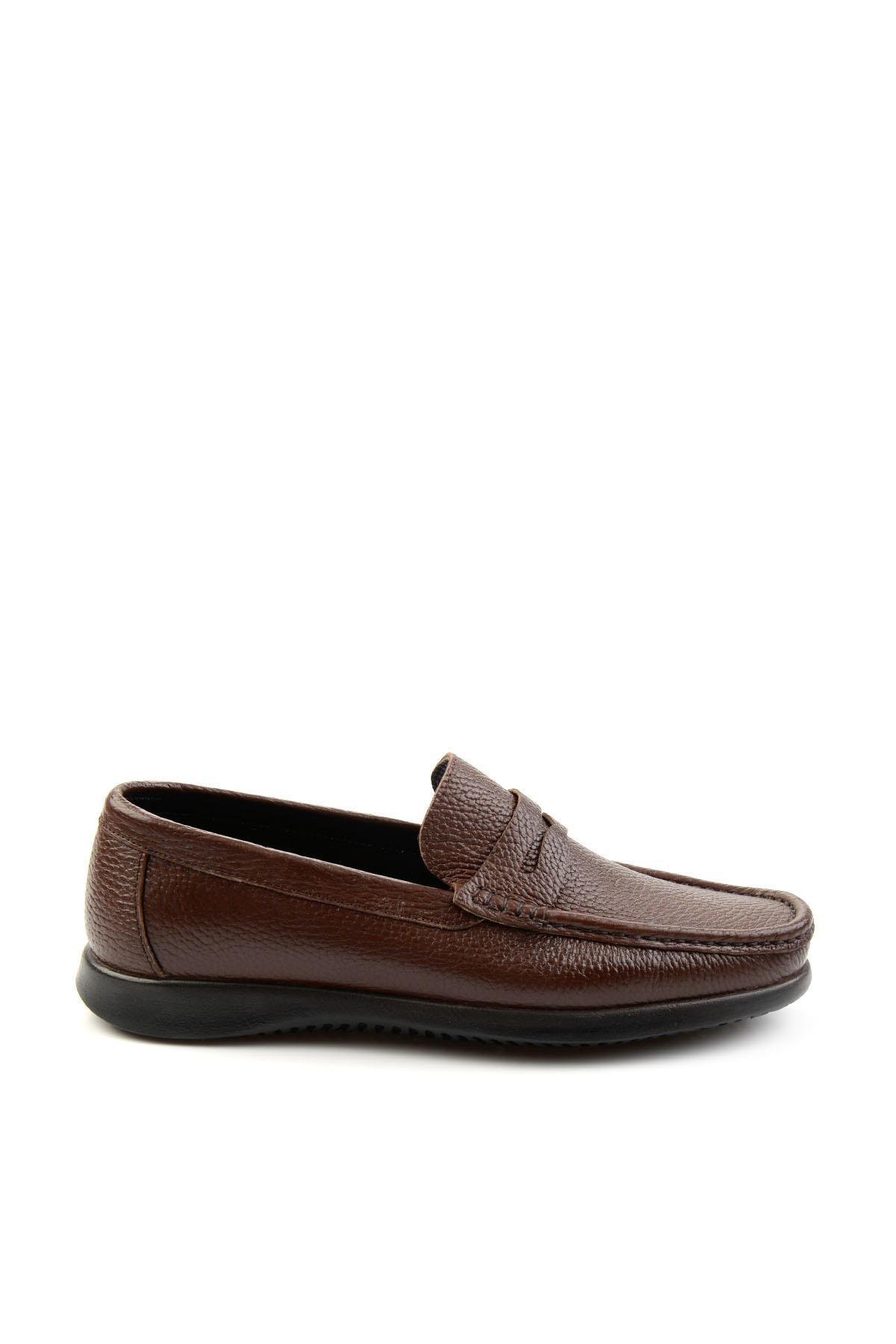 Kahve Leather Erkek Loafer Ayakkabı E01323202040