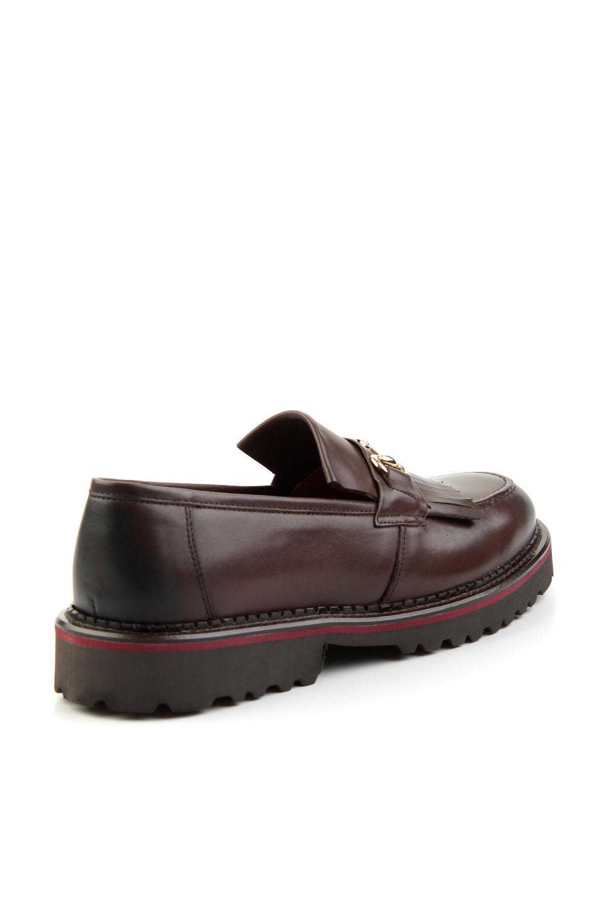 Kahve Leather Erkek Loafer Ayakkabı E01755132341